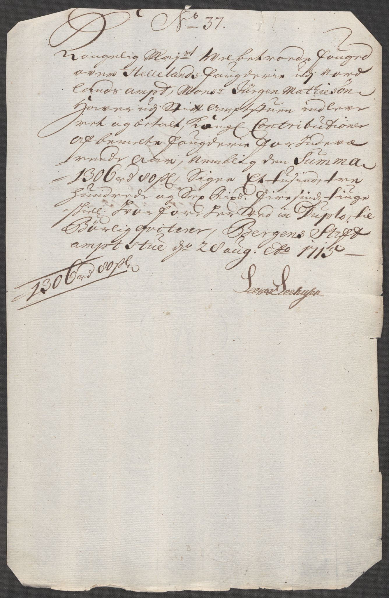 Rentekammeret inntil 1814, Reviderte regnskaper, Fogderegnskap, RA/EA-4092/R65/L4513: Fogderegnskap Helgeland, 1714-1715, s. 675