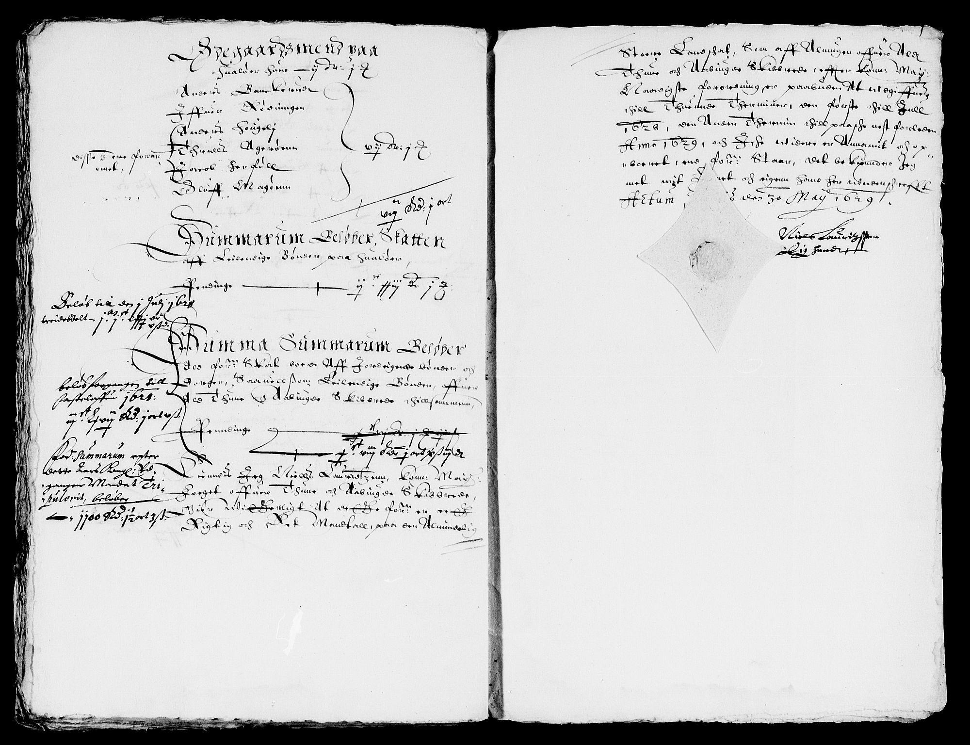 Rentekammeret inntil 1814, Reviderte regnskaper, Lensregnskaper, AV/RA-EA-5023/R/Rb/Rba/L0090: Akershus len, 1628-1629