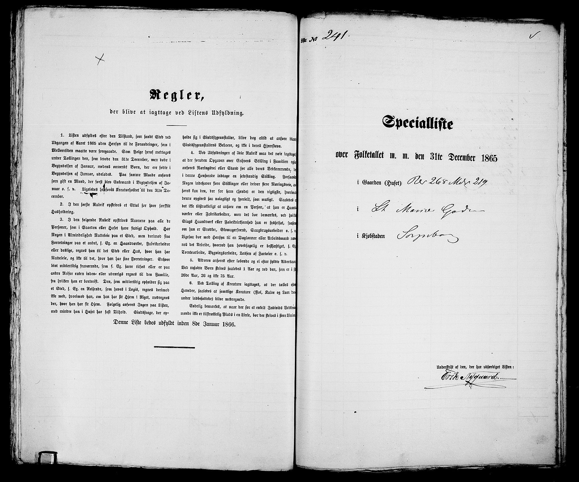 RA, Folketelling 1865 for 0102P Sarpsborg prestegjeld, 1865, s. 489