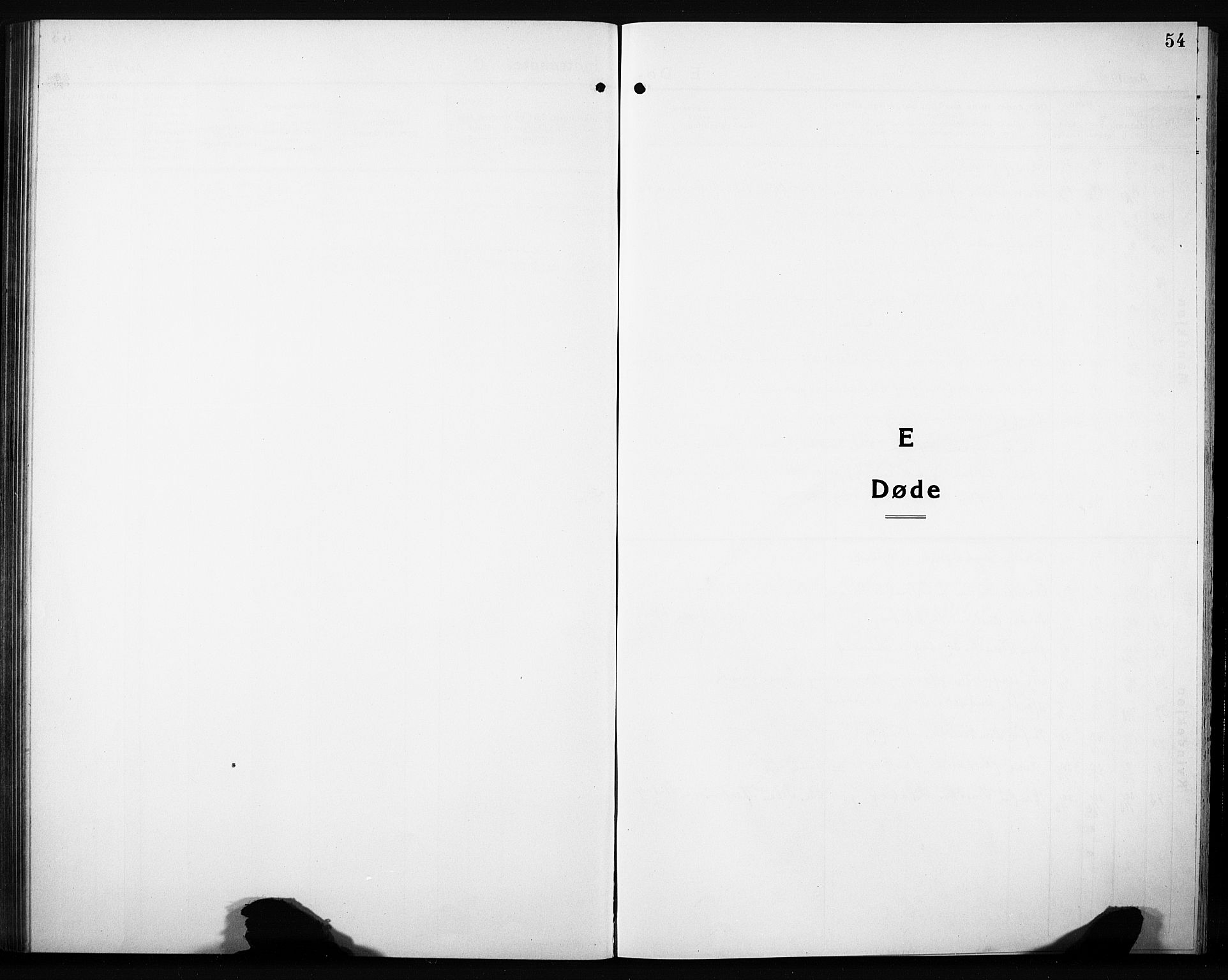 Elverum prestekontor, SAH/PREST-044/H/Ha/Hab/L0014: Klokkerbok nr. 14, 1922-1933, s. 54