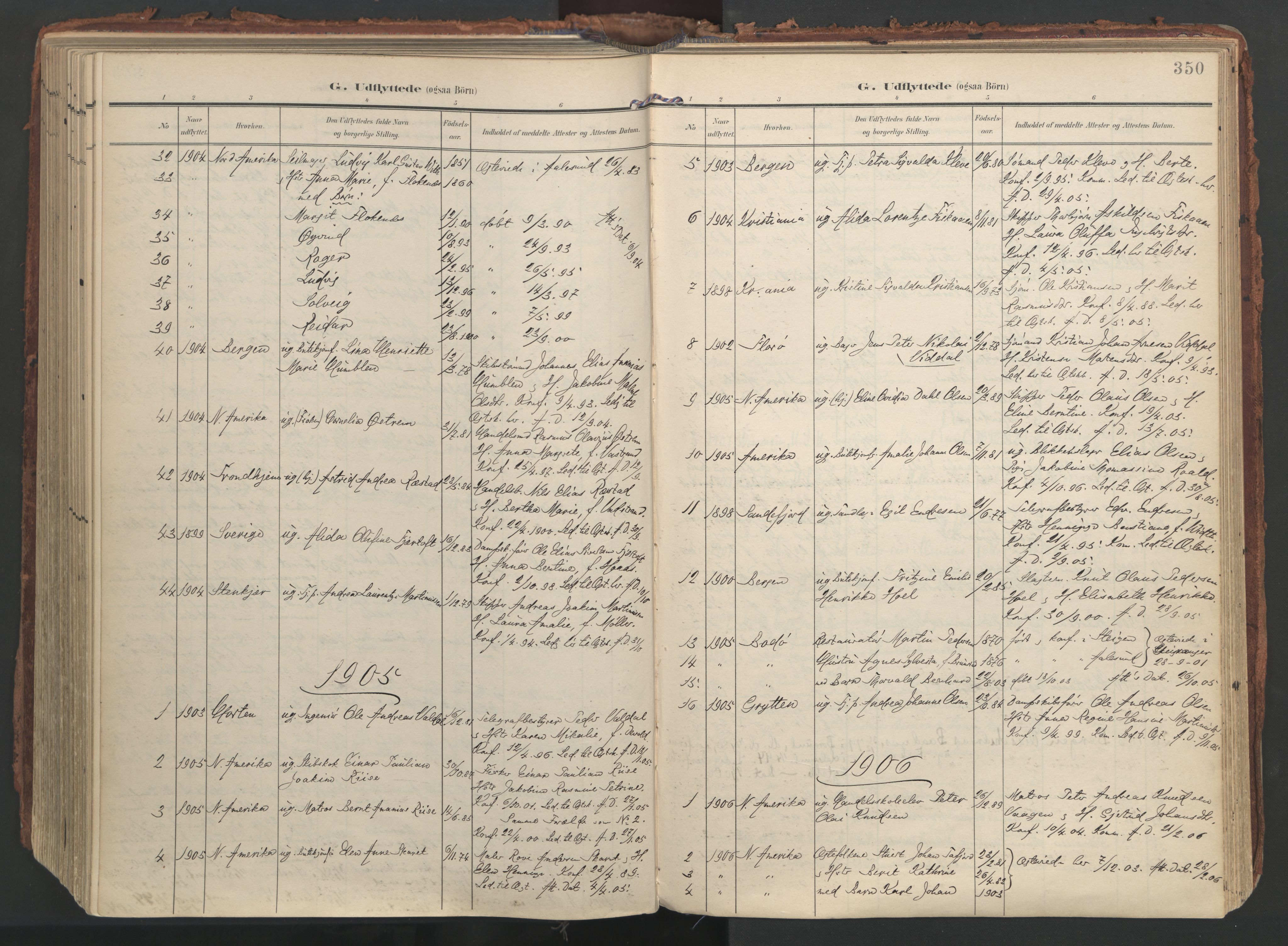 Ministerialprotokoller, klokkerbøker og fødselsregistre - Møre og Romsdal, AV/SAT-A-1454/529/L0459: Ministerialbok nr. 529A09, 1904-1917, s. 350