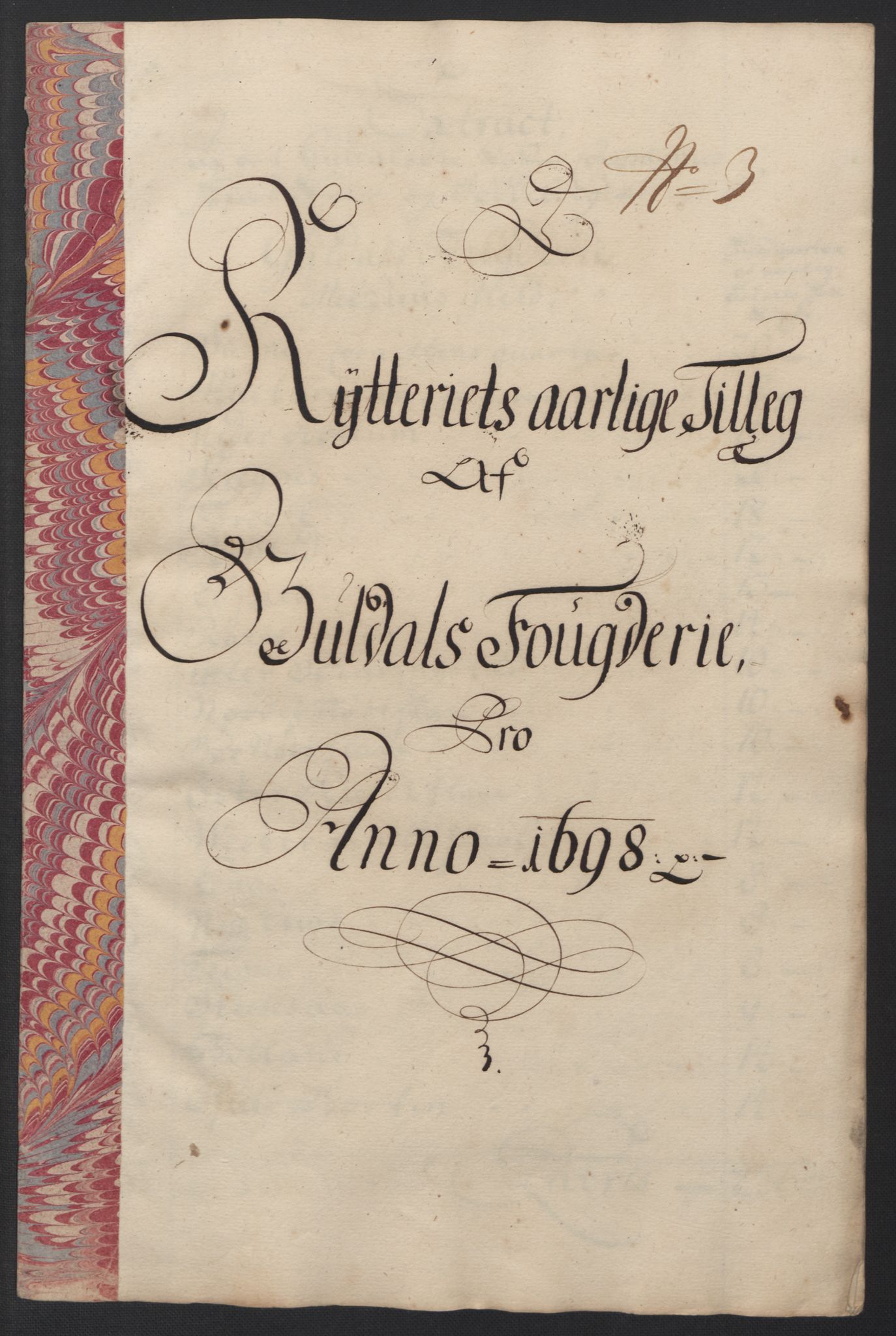 Rentekammeret inntil 1814, Reviderte regnskaper, Fogderegnskap, AV/RA-EA-4092/R60/L3948: Fogderegnskap Orkdal og Gauldal, 1698, s. 399