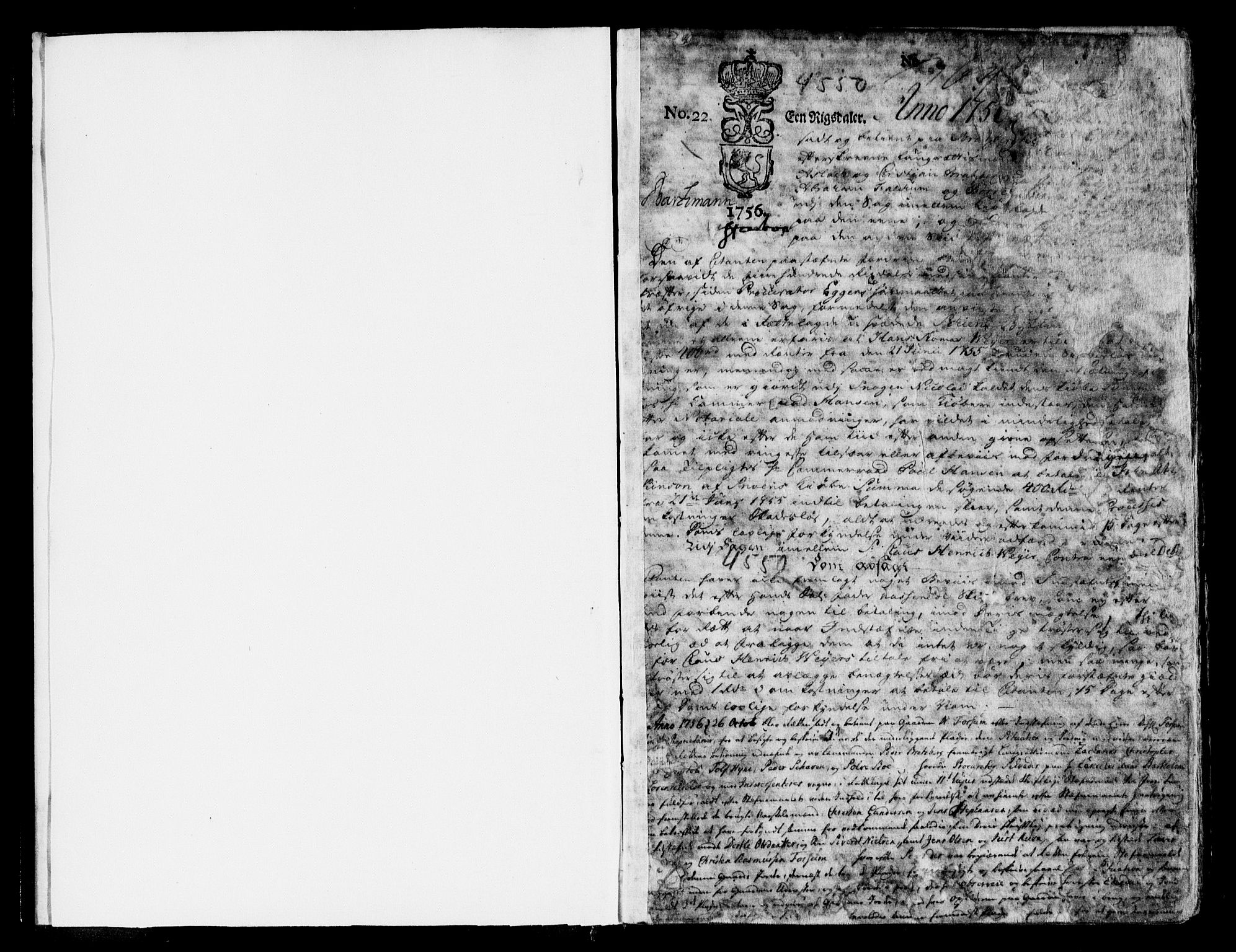 Bamble sorenskriveri, SAKO/A-214/F/Fa/Faa/L0016: Tingbok, 1756-1761, s. 1
