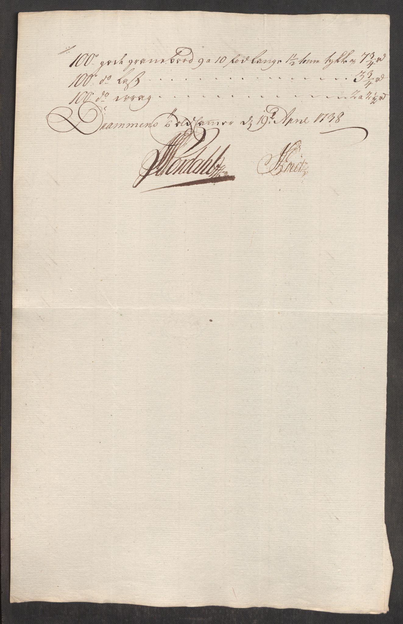 Rentekammeret inntil 1814, Realistisk ordnet avdeling, AV/RA-EA-4070/Oe/L0001: [Ø1]: Priskuranter, 1712-1739, s. 734