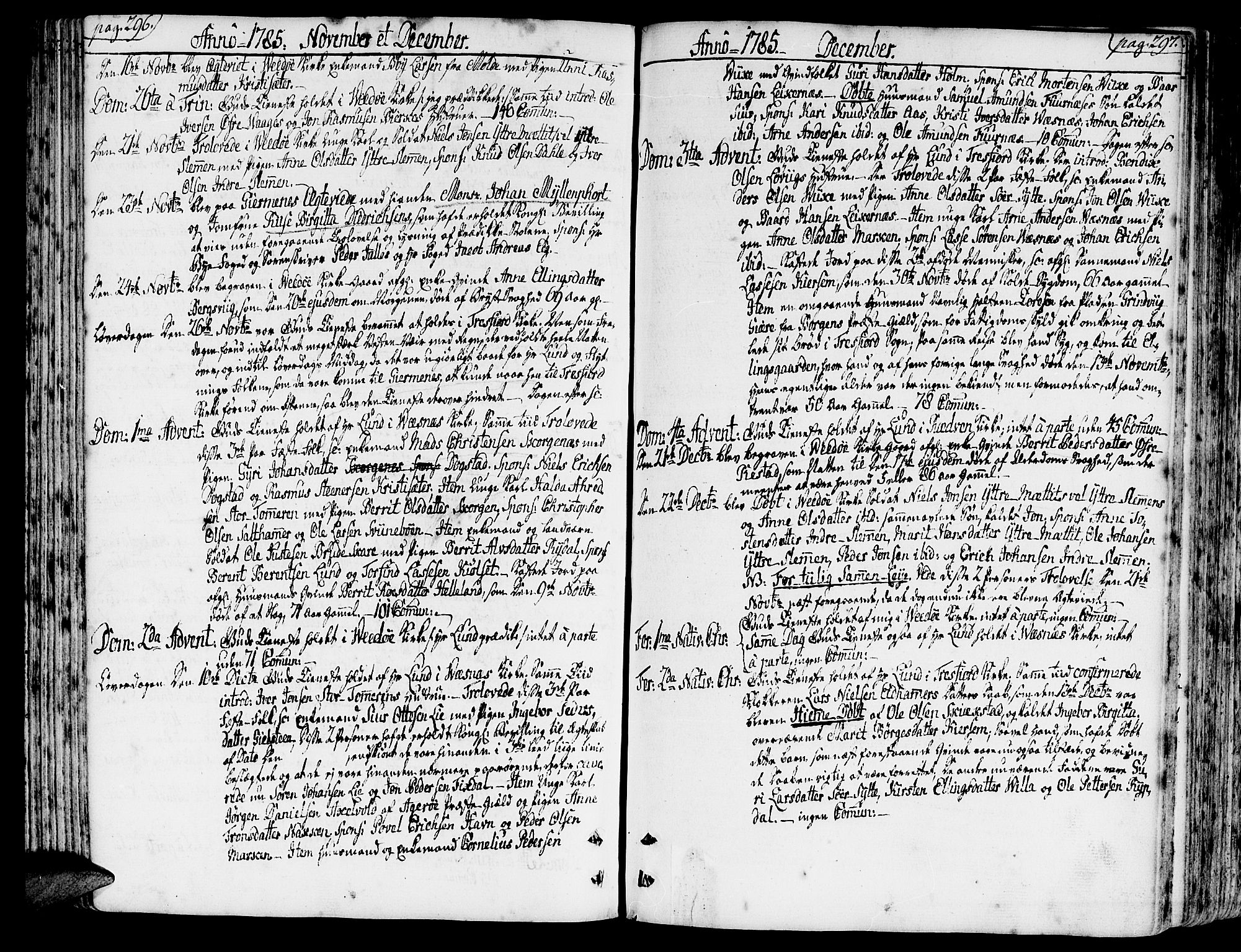 Ministerialprotokoller, klokkerbøker og fødselsregistre - Møre og Romsdal, AV/SAT-A-1454/547/L0600: Ministerialbok nr. 547A02, 1765-1799, s. 296-297