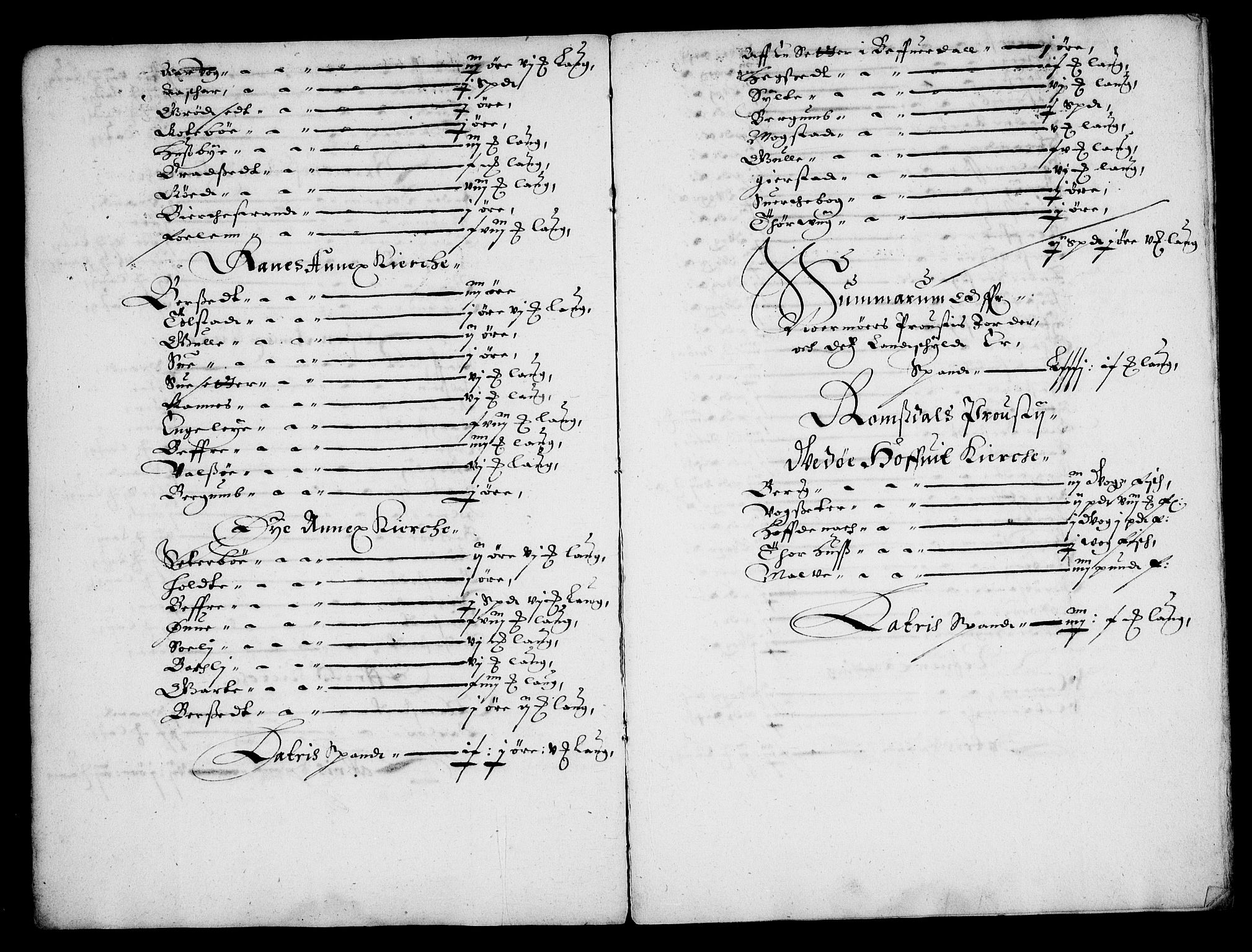 Rentekammeret inntil 1814, Realistisk ordnet avdeling, RA/EA-4070/Fc/Fca/L0004/0003: [Ca IV]  Trondheim stift / "Stichtens Bog", 1654