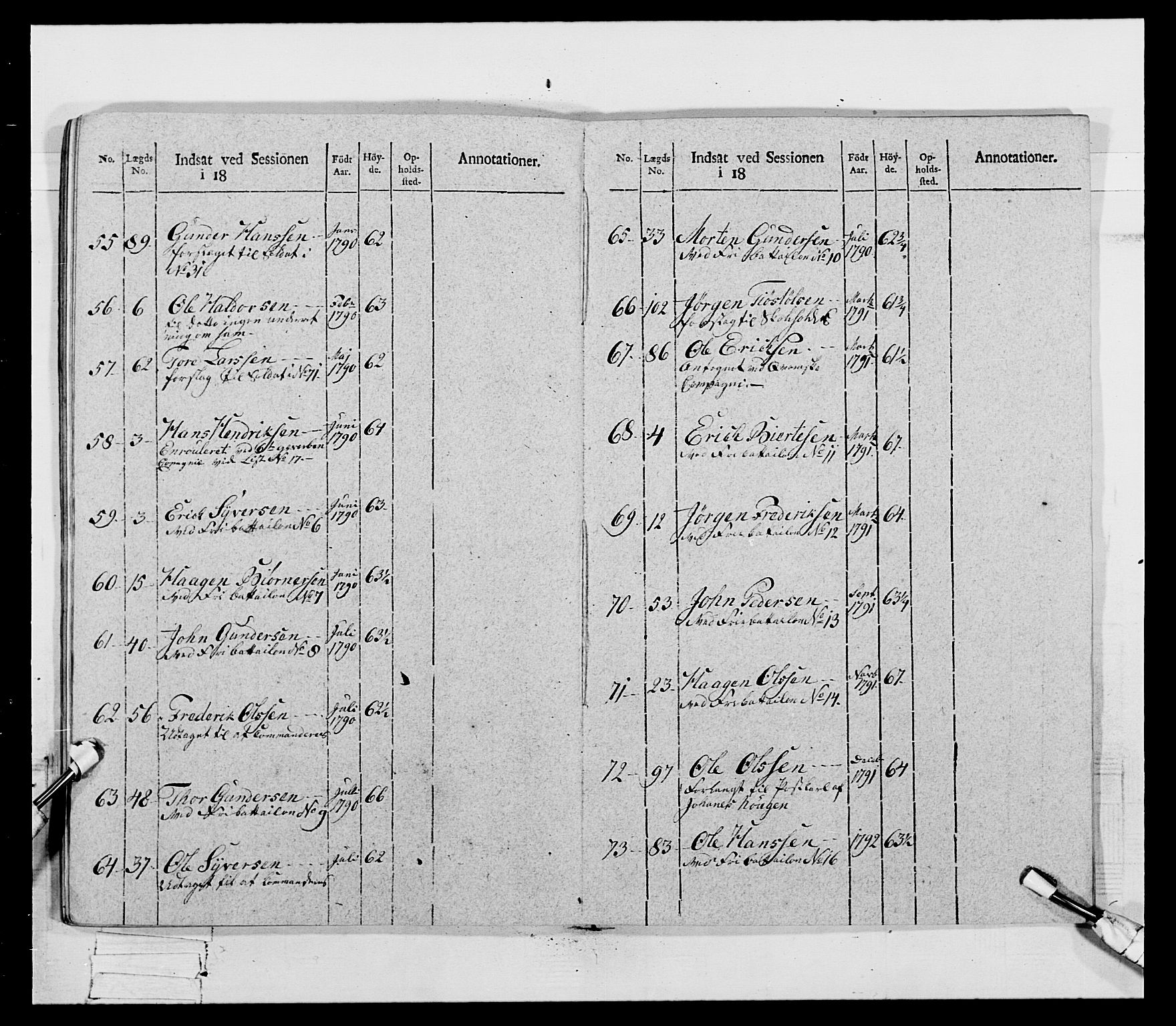 Generalitets- og kommissariatskollegiet, Det kongelige norske kommissariatskollegium, AV/RA-EA-5420/E/Eh/L0069: Opplandske gevorbne infanteriregiment, 1810-1818, s. 702