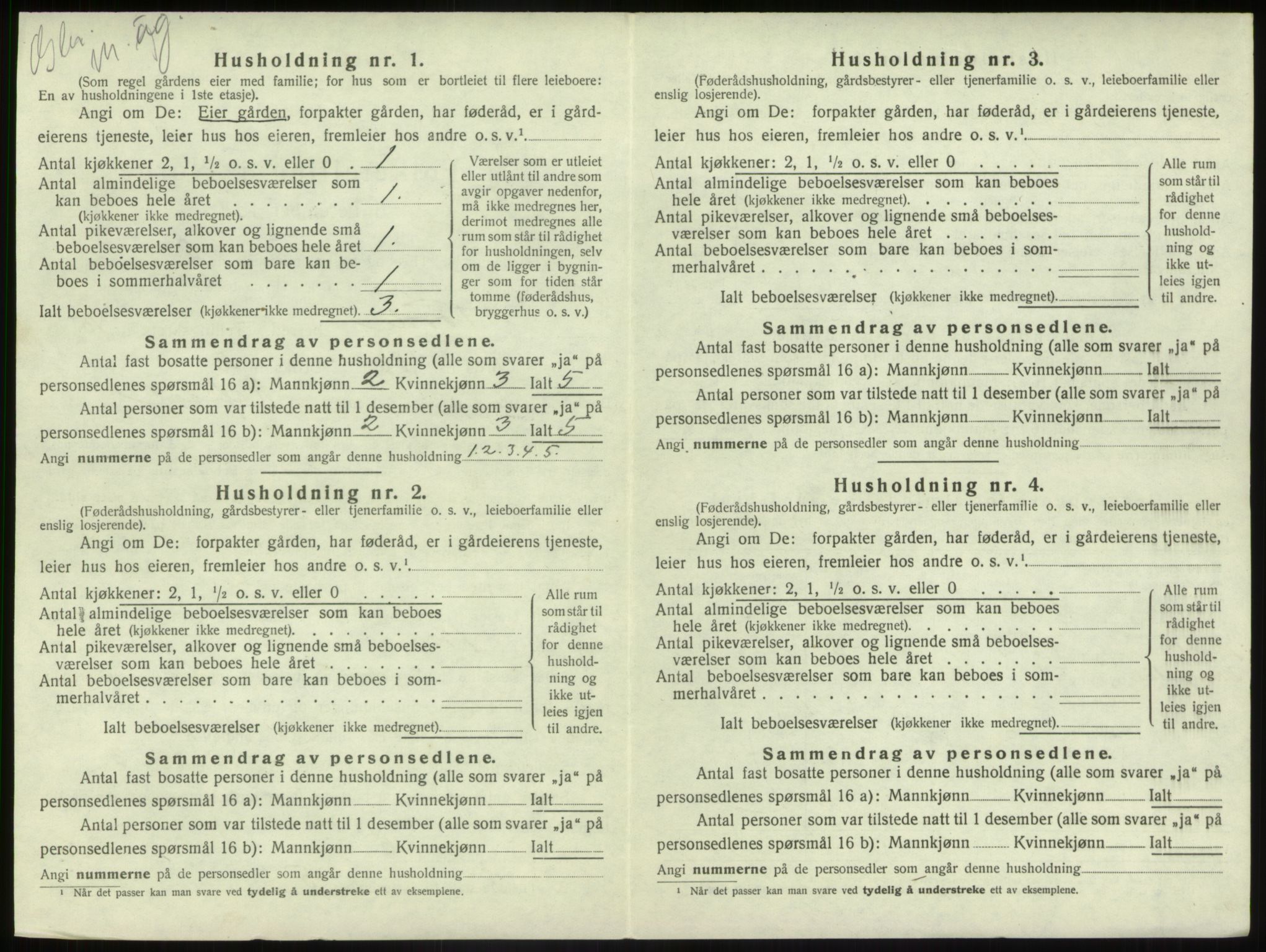 SAB, Folketelling 1920 for 1432 Førde herred, 1920, s. 768