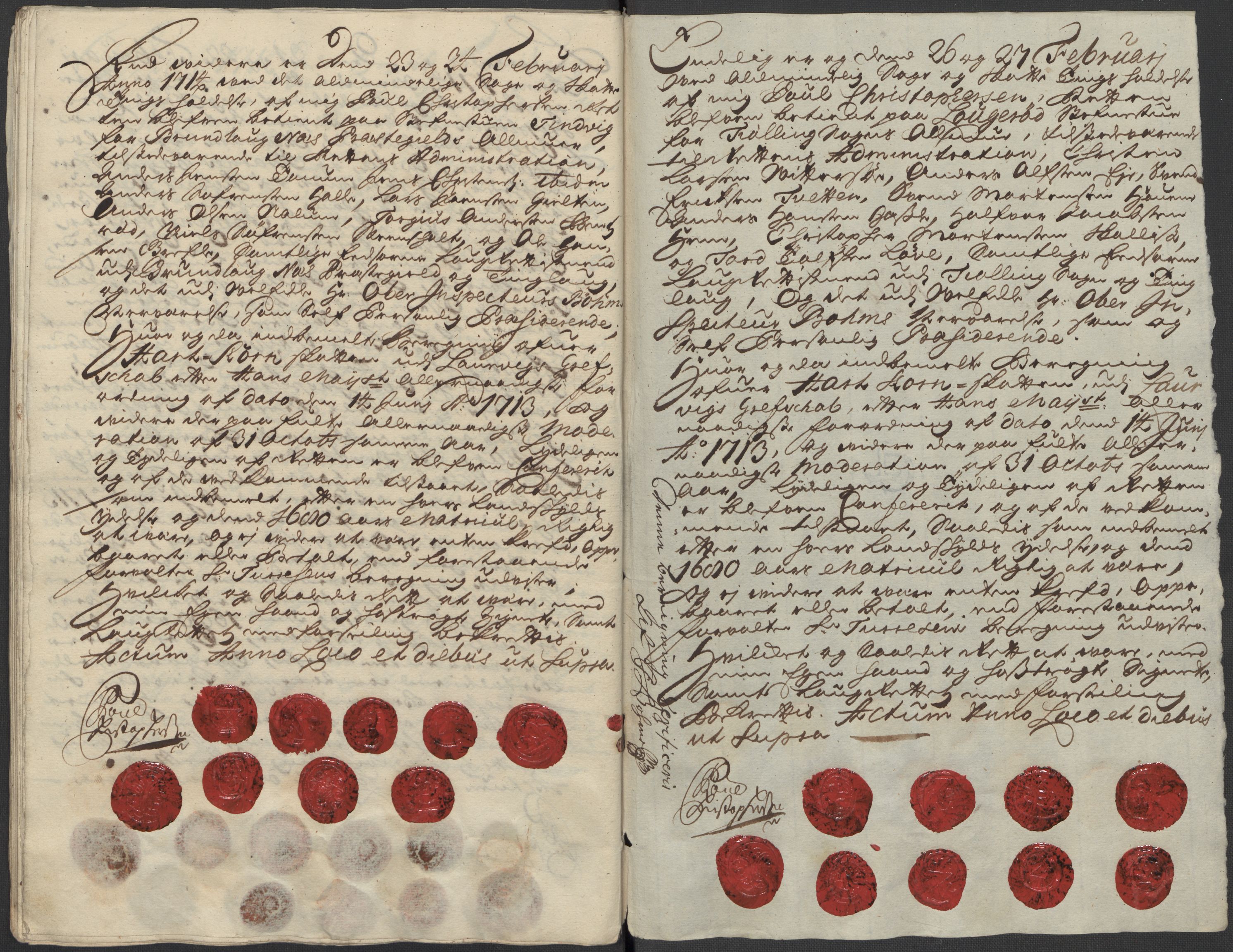 Rentekammeret inntil 1814, Reviderte regnskaper, Fogderegnskap, AV/RA-EA-4092/R33/L1985: Fogderegnskap Larvik grevskap, 1713, s. 244