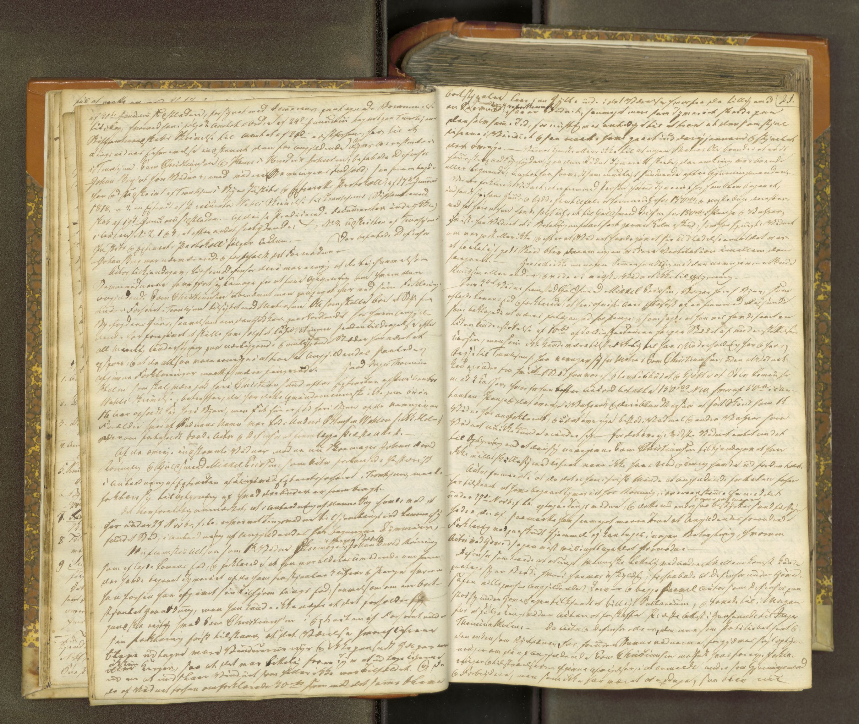 Kristiansund byfogd, AV/SAT-A-4587/A/01/L0008: Justisprotokoll. Aut. 31.12.1817, 1817-1829, s. 20b-21a