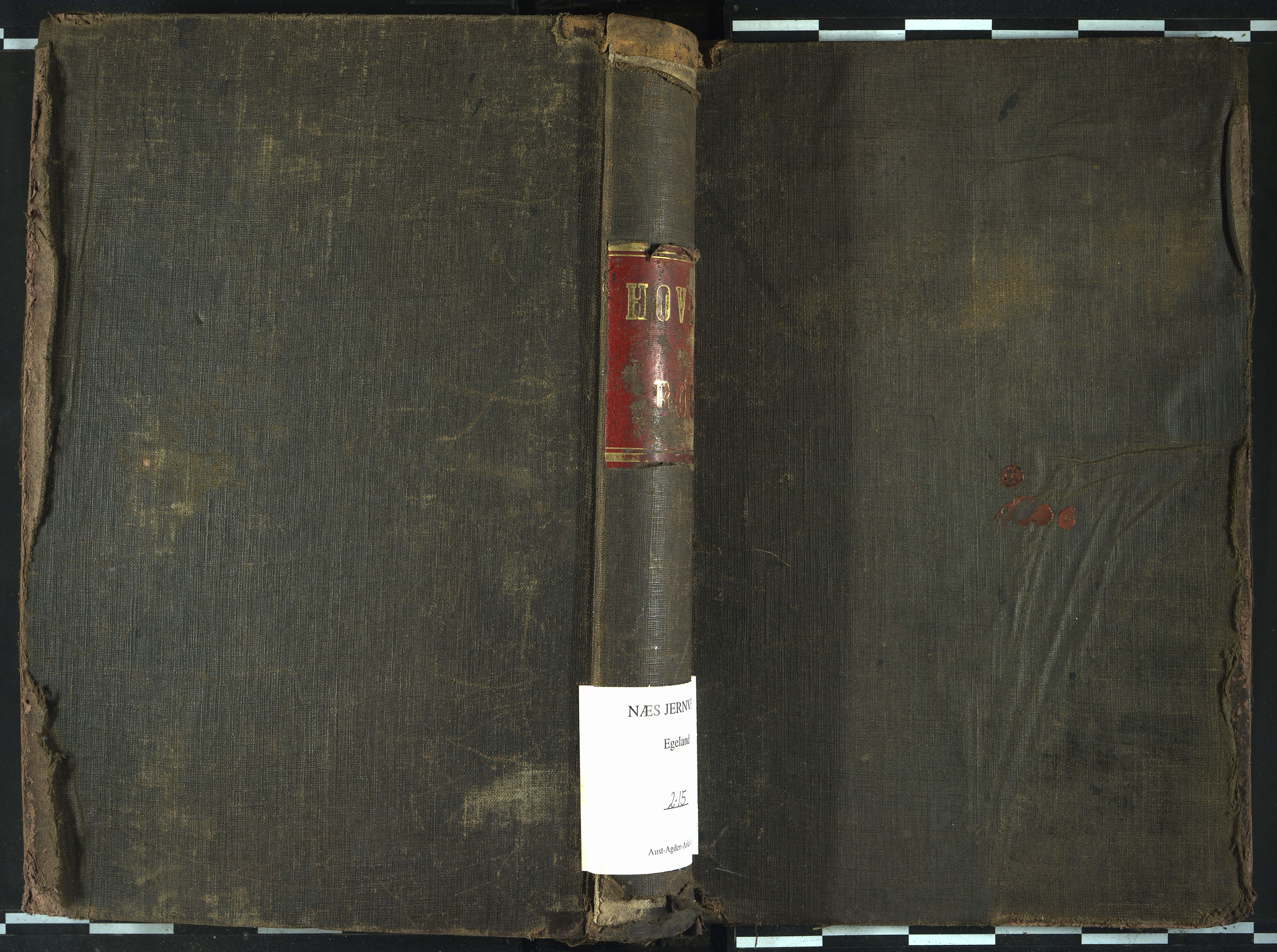 Egelands Verk, NESJ/NJM-002/02/L0015: Hovedbok (reg. på gårdsnavn), 1863-1866