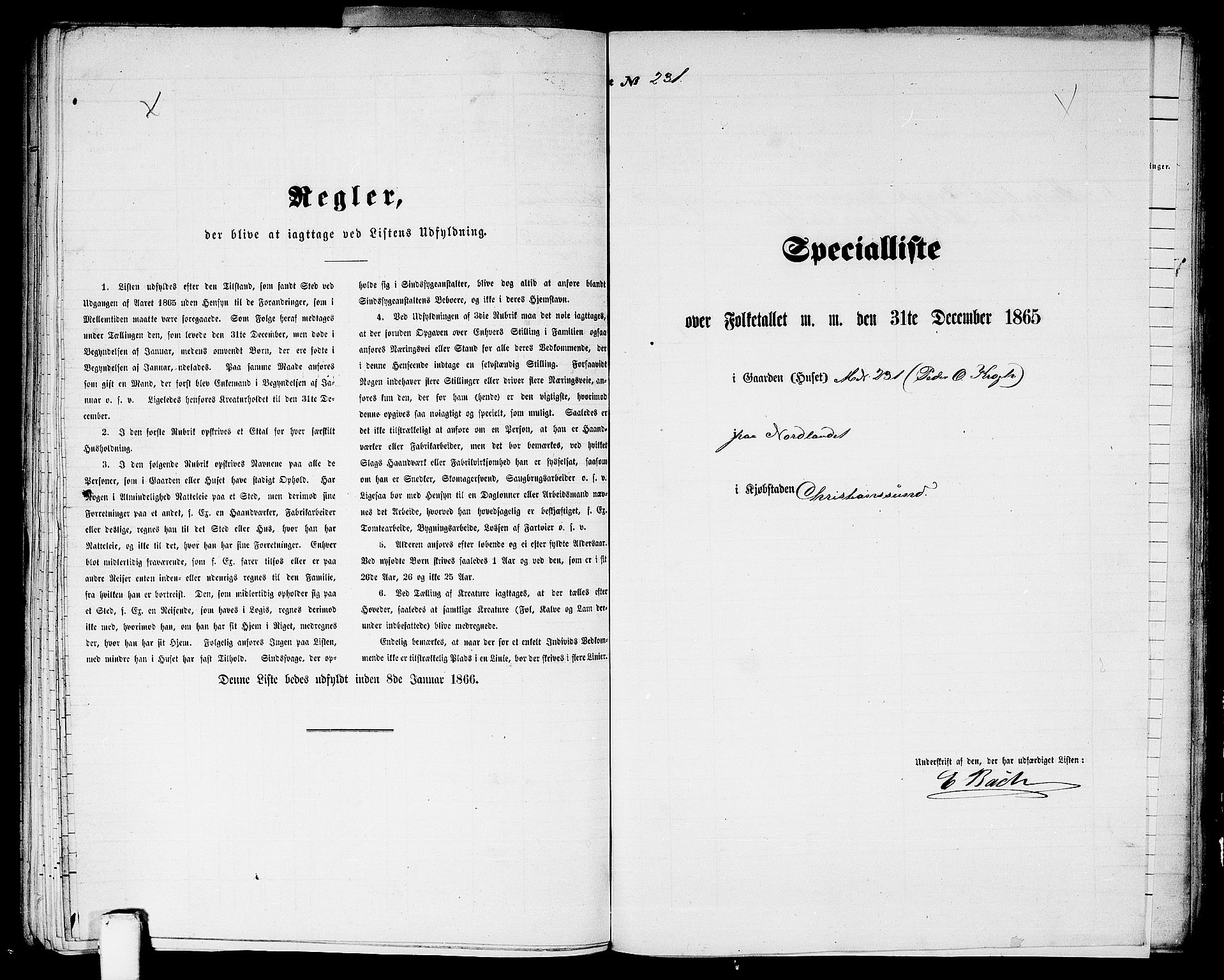 RA, Folketelling 1865 for 1503B Kristiansund prestegjeld, Kristiansund kjøpstad, 1865, s. 470