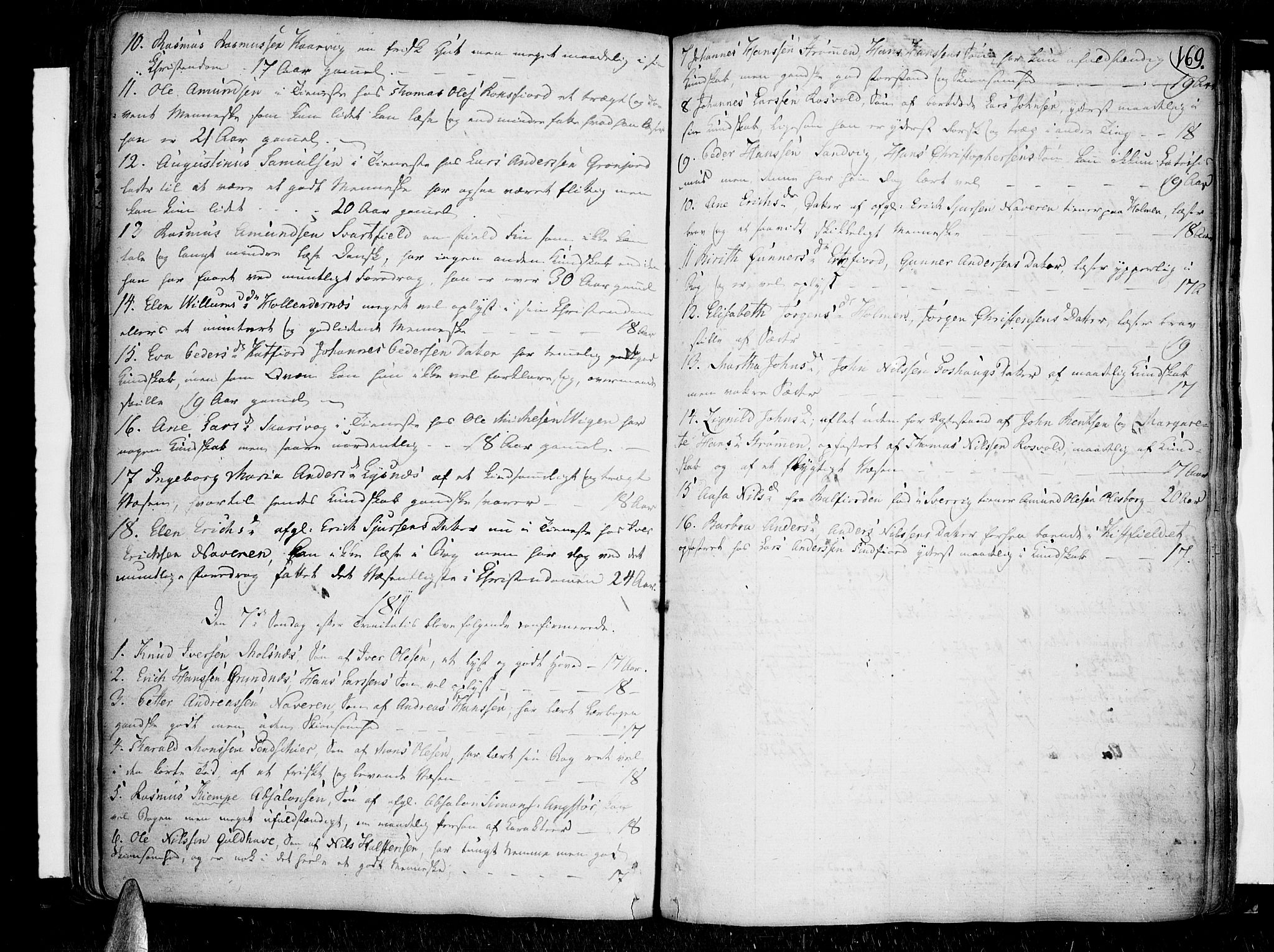 Lenvik sokneprestembete, AV/SATØ-S-1310/H/Ha/Haa/L0002kirke: Ministerialbok nr. 2, 1784-1820, s. 169