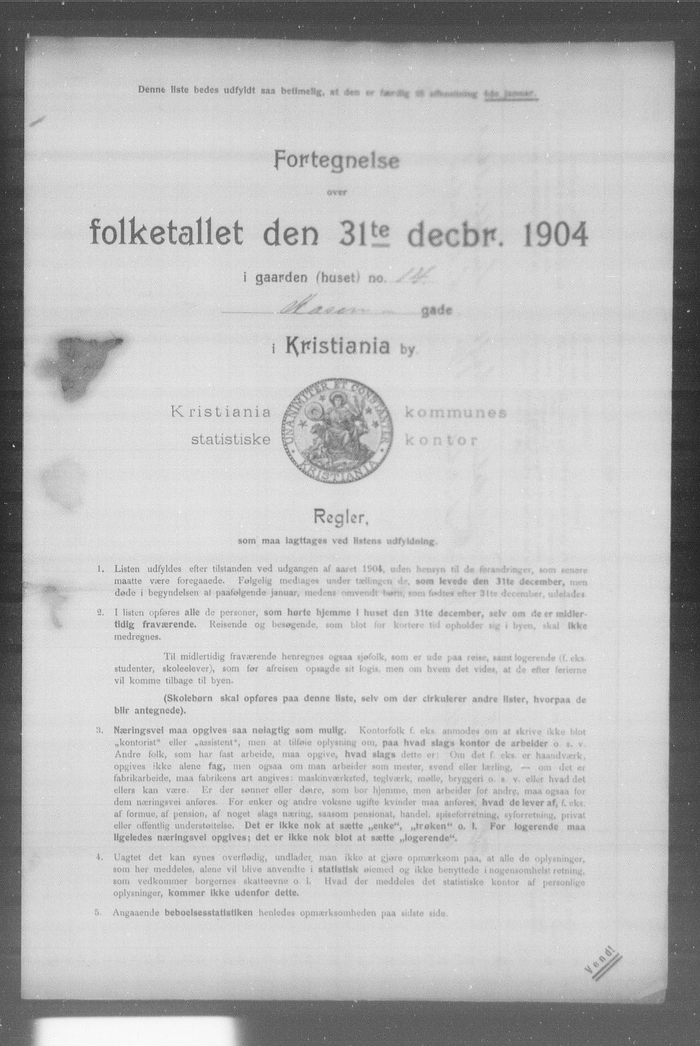 OBA, Kommunal folketelling 31.12.1904 for Kristiania kjøpstad, 1904, s. 24550