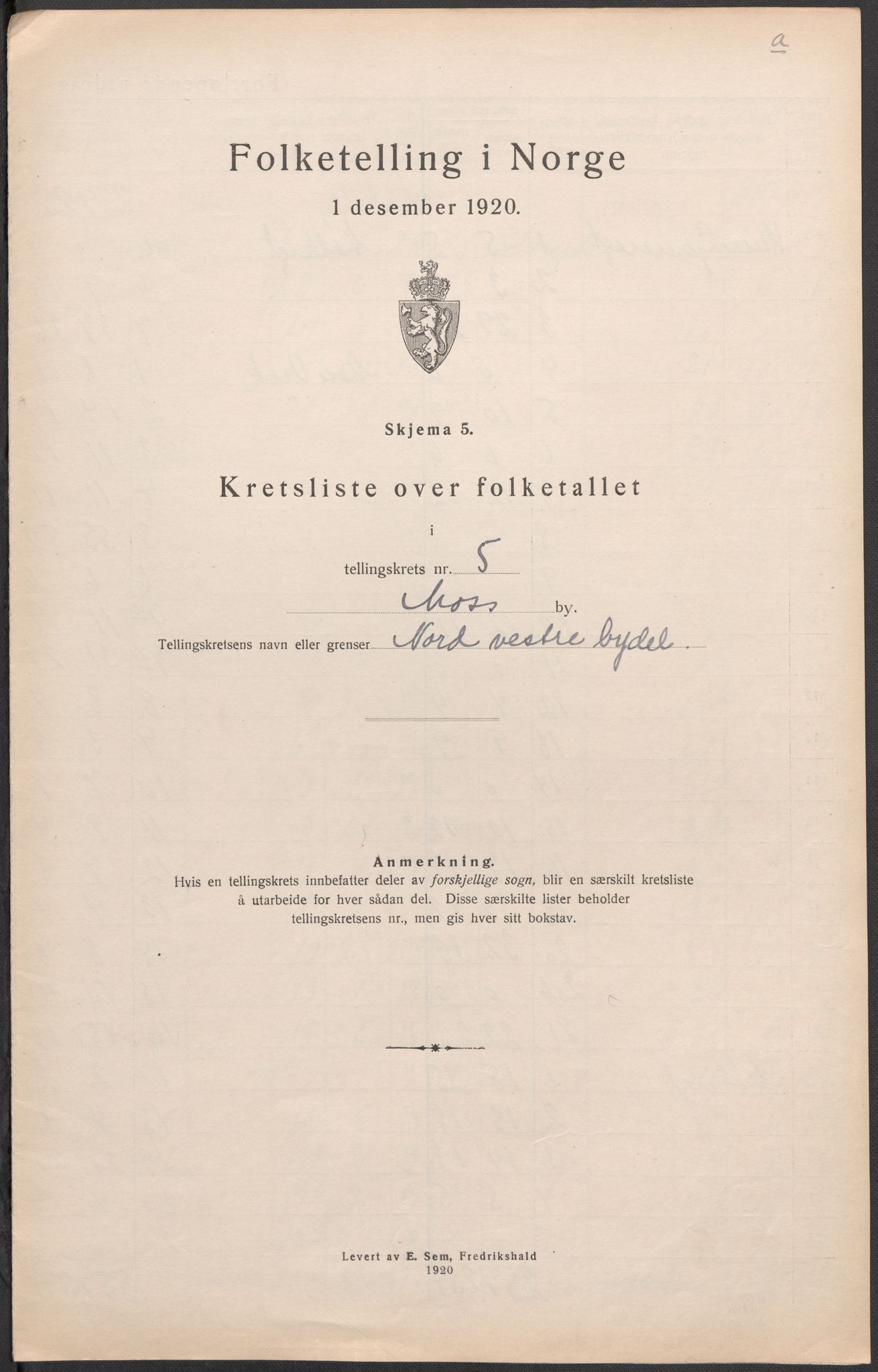SAO, Folketelling 1920 for 0104 Moss kjøpstad, 1920, s. 25