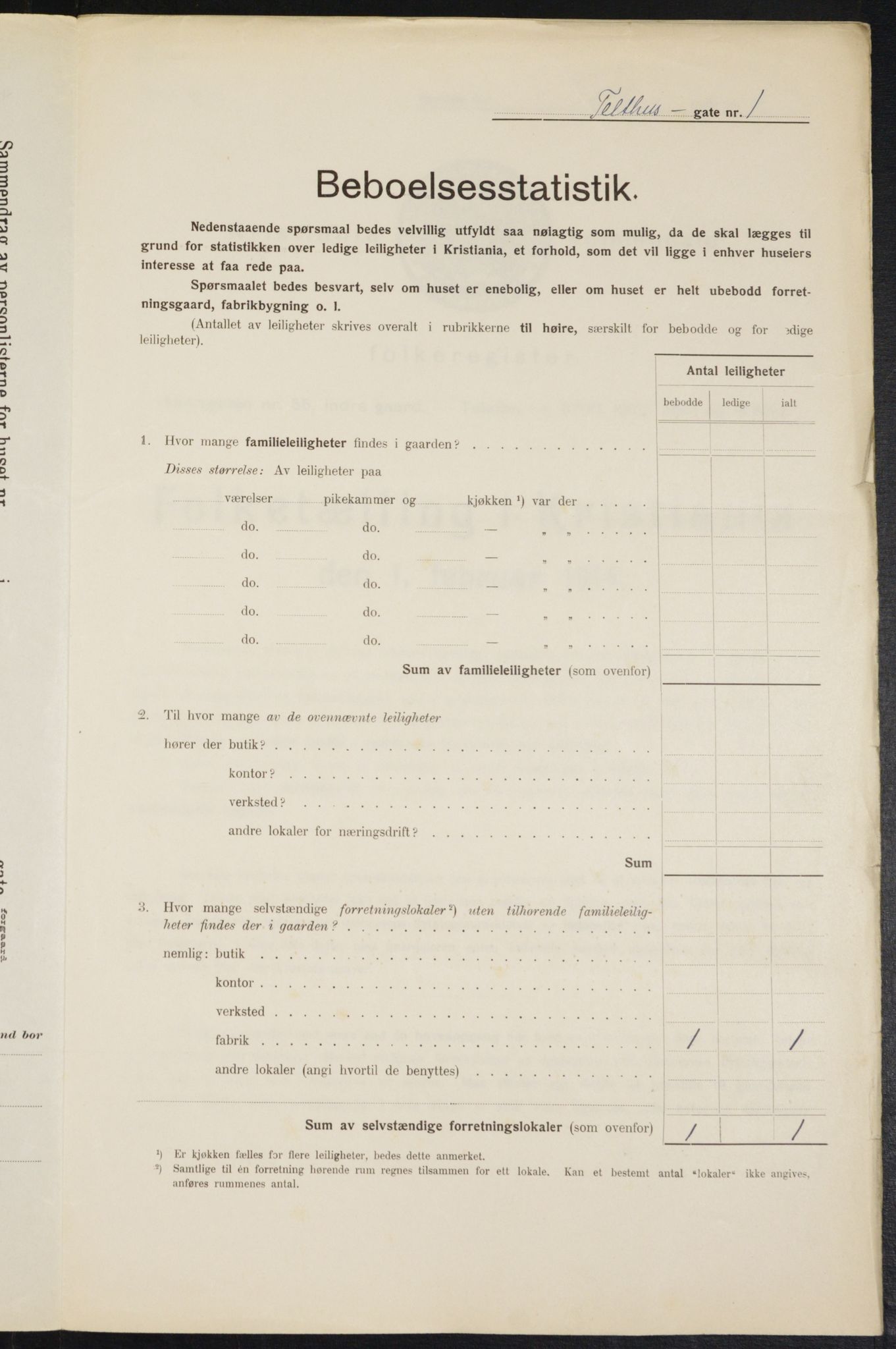 OBA, Kommunal folketelling 1.2.1914 for Kristiania, 1914, s. 108422