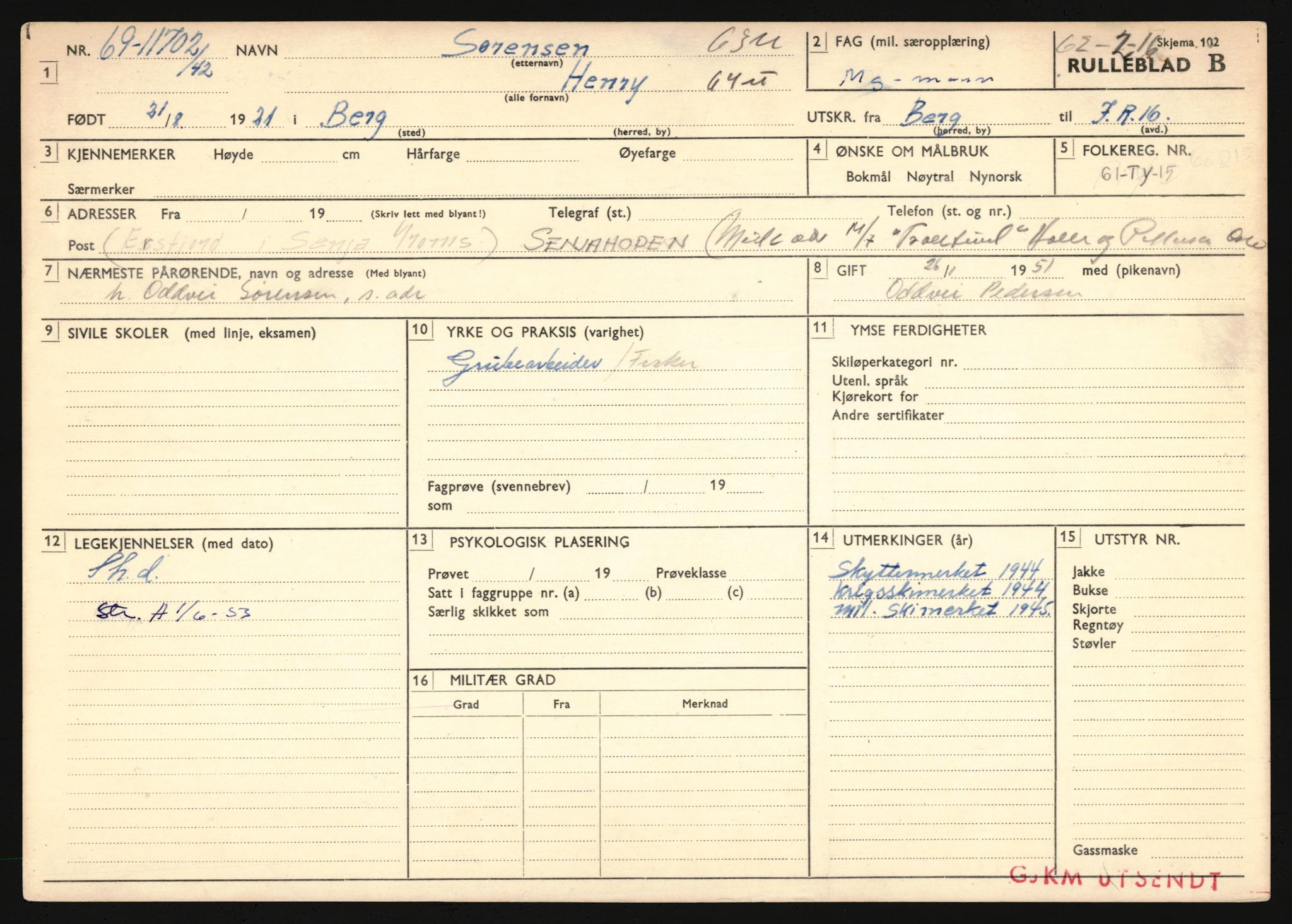Forsvaret, Troms infanteriregiment nr. 16, AV/RA-RAFA-3146/P/Pa/L0024/0003: Rulleblad / Rulleblad for regimentets menige mannskaper, årsklasse 1942, 1942, s. 280