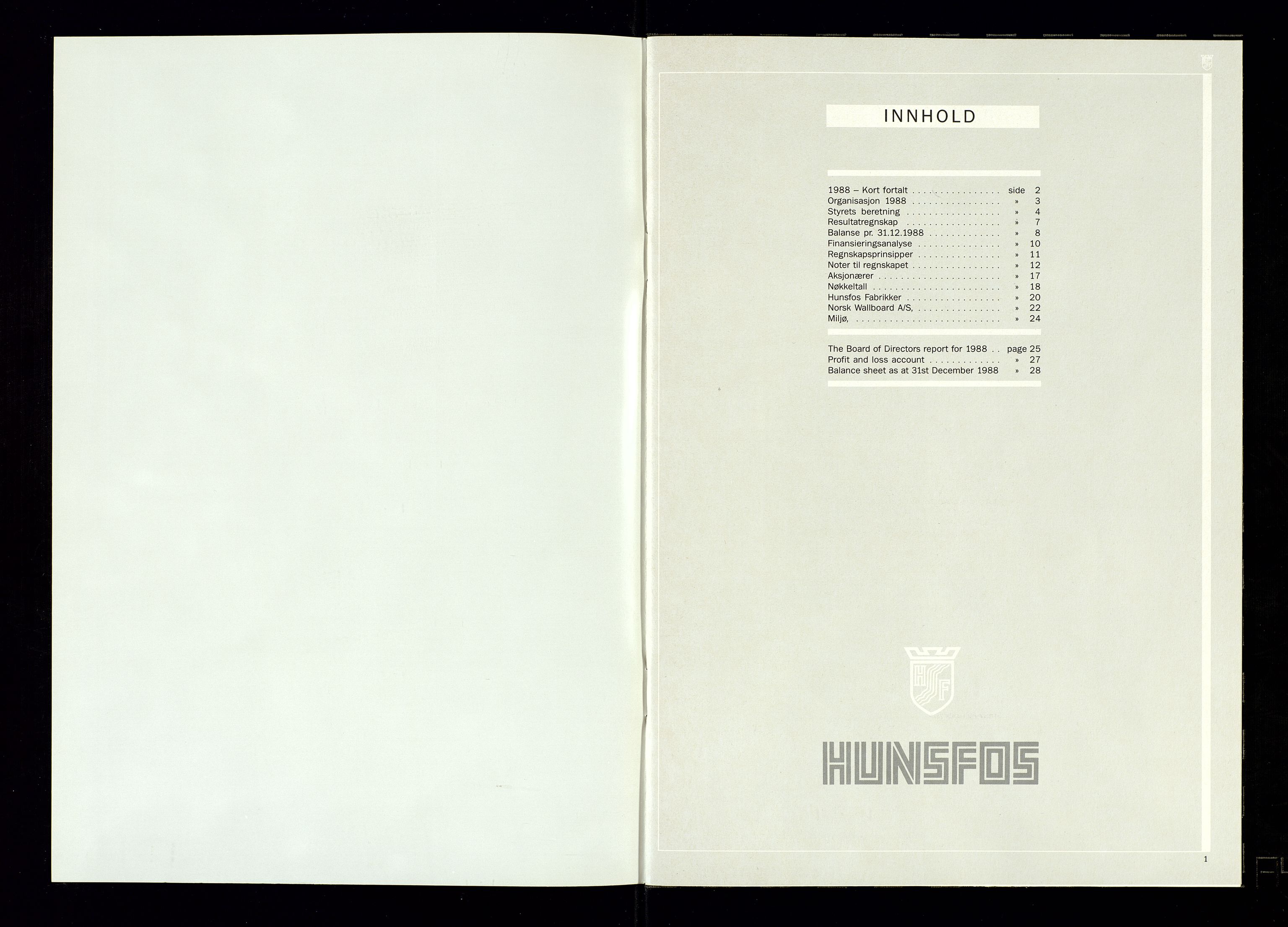 Hunsfos fabrikker, AV/SAK-D/1440/01/L0001/0003: Vedtekter, anmeldelser og årsberetninger / Årsberetninger og regnskap, 1918-1989, s. 525