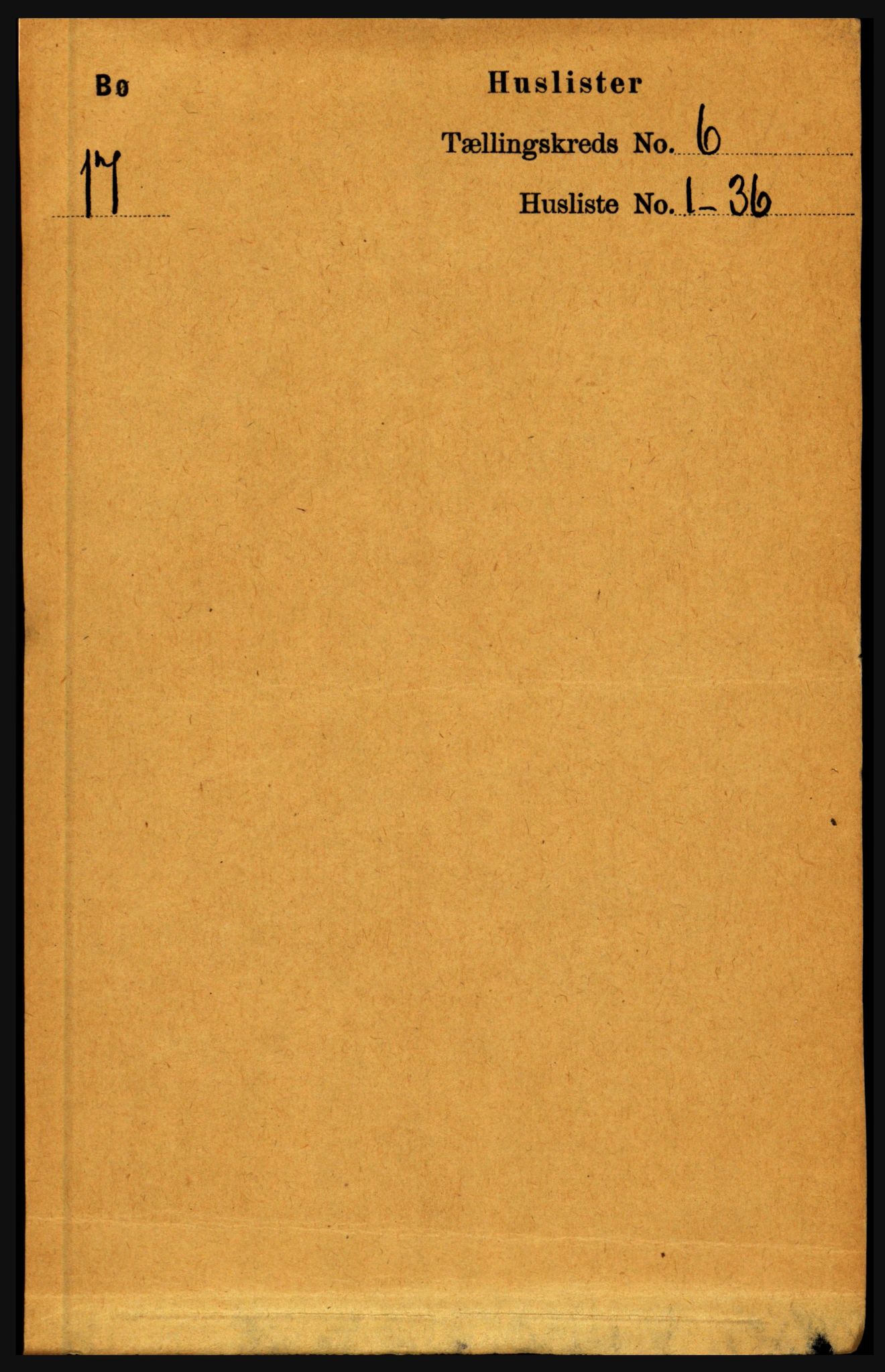 RA, Folketelling 1891 for 1867 Bø herred, 1891, s. 2114