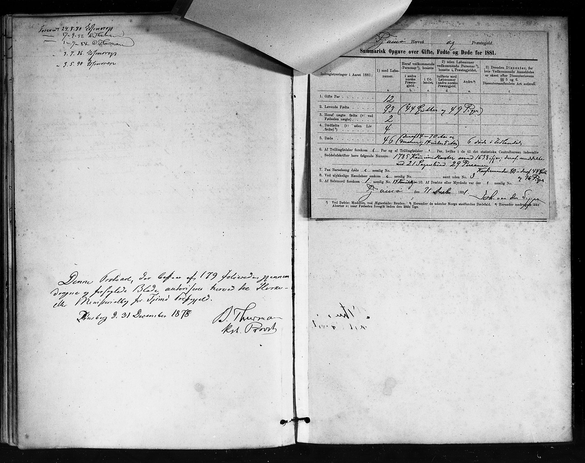 Tjøme kirkebøker, AV/SAKO-A-328/F/Fa/L0001: Ministerialbok nr. I 1, 1879-1890
