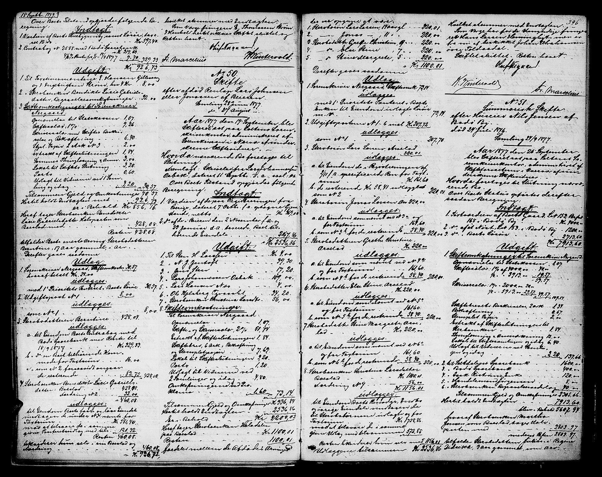 Salten sorenskriveri, AV/SAT-A-4578/1/3/3A/L0062: Skifteslutningsprotokoll, 1867-1877, s. 396