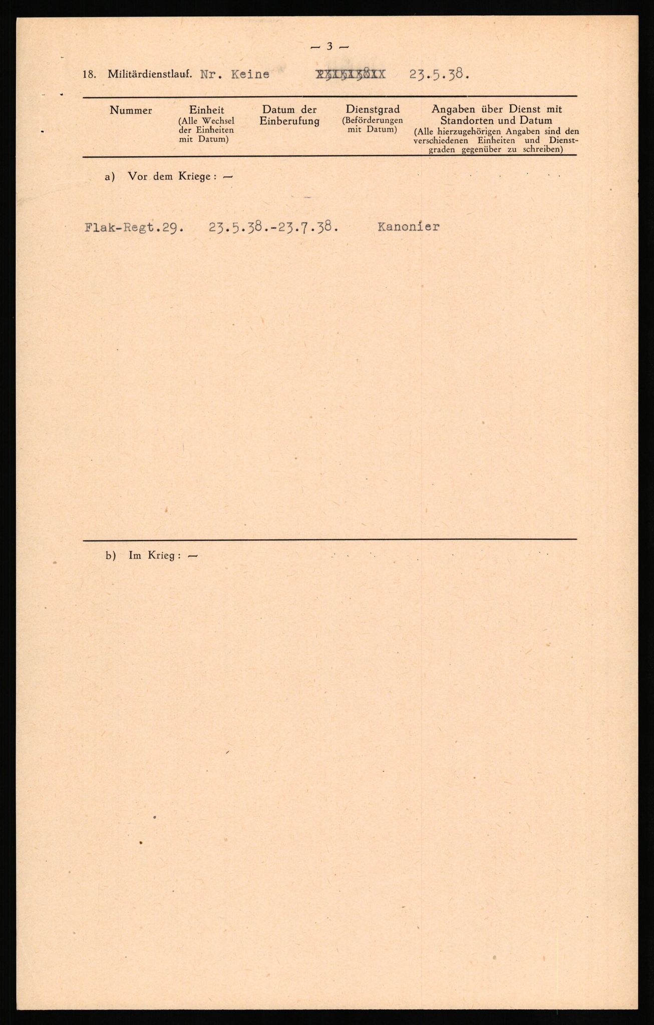 Forsvaret, Forsvarets overkommando II, RA/RAFA-3915/D/Db/L0026: CI Questionaires. Tyske okkupasjonsstyrker i Norge. Tyskere., 1945-1946, s. 317