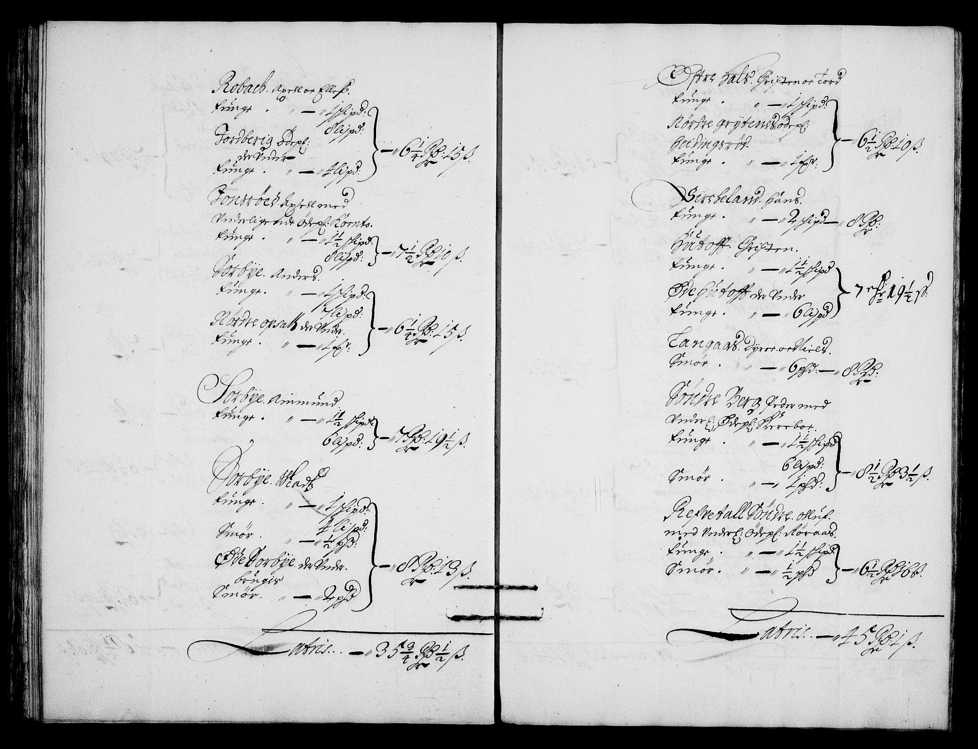 Rentekammeret inntil 1814, Realistisk ordnet avdeling, AV/RA-EA-4070/N/Na/L0003/0005: [XI h]: Tønsbergs amt og Larvik grevskaps jordebøker: / Kontribusjon og leilendingsskatt for Tønsbergs amt., 1680