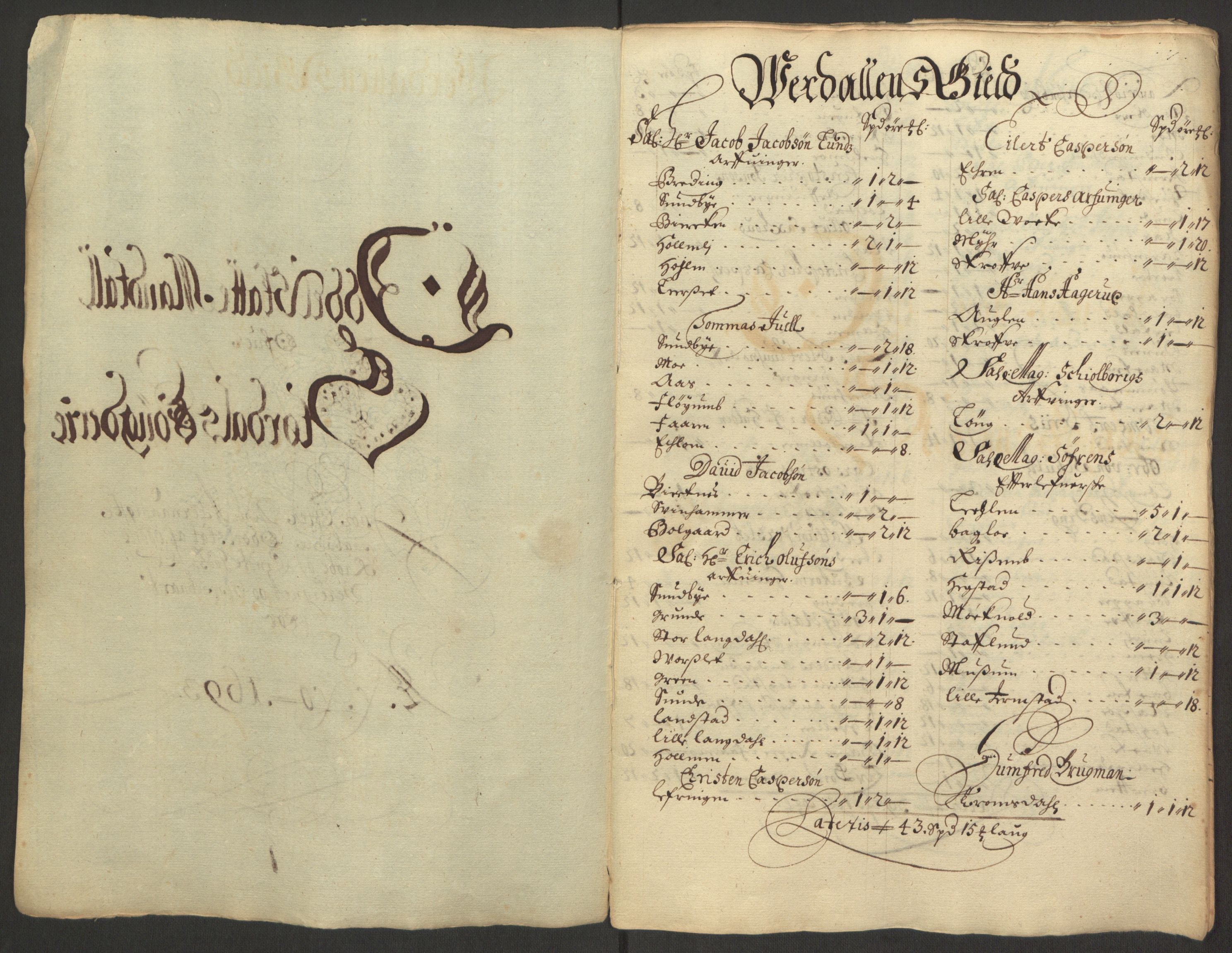 Rentekammeret inntil 1814, Reviderte regnskaper, Fogderegnskap, RA/EA-4092/R62/L4186: Fogderegnskap Stjørdal og Verdal, 1693-1694, s. 38