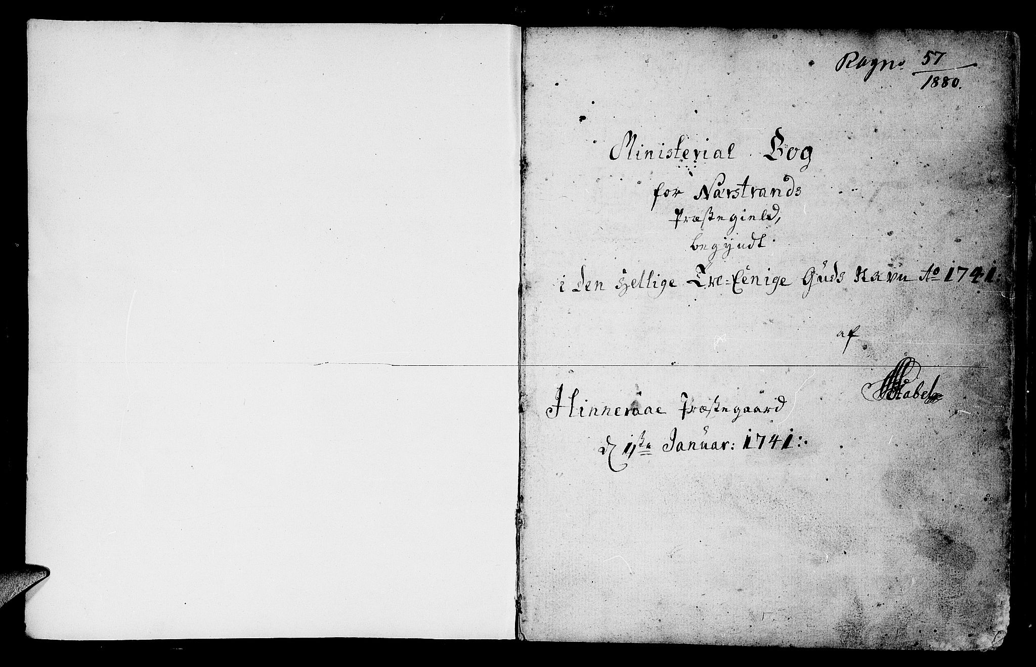 Nedstrand sokneprestkontor, SAST/A-101841/01/IV: Ministerialbok nr. A 2, 1741-1764