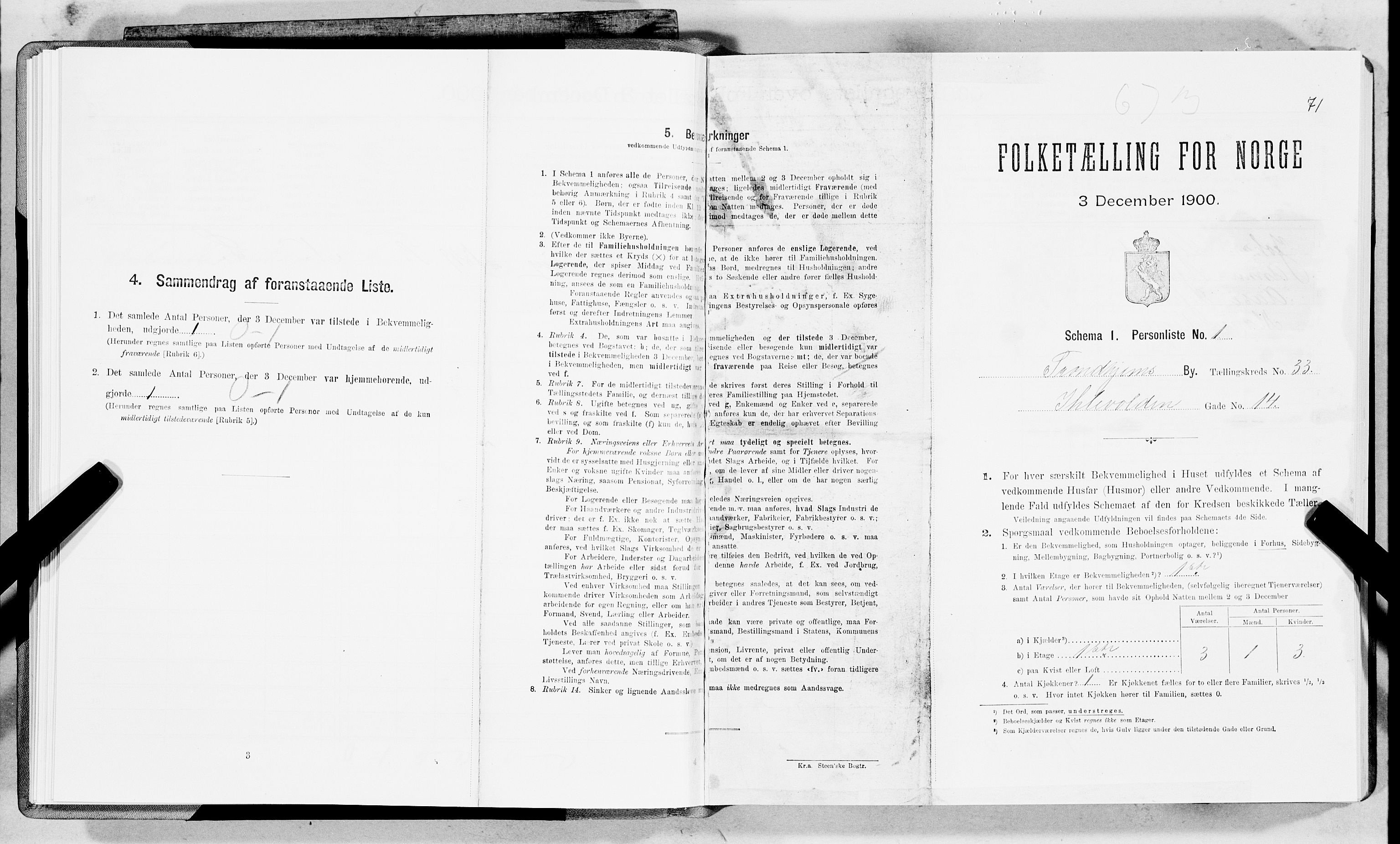 SAT, Folketelling 1900 for 1601 Trondheim kjøpstad, 1900, s. 5391