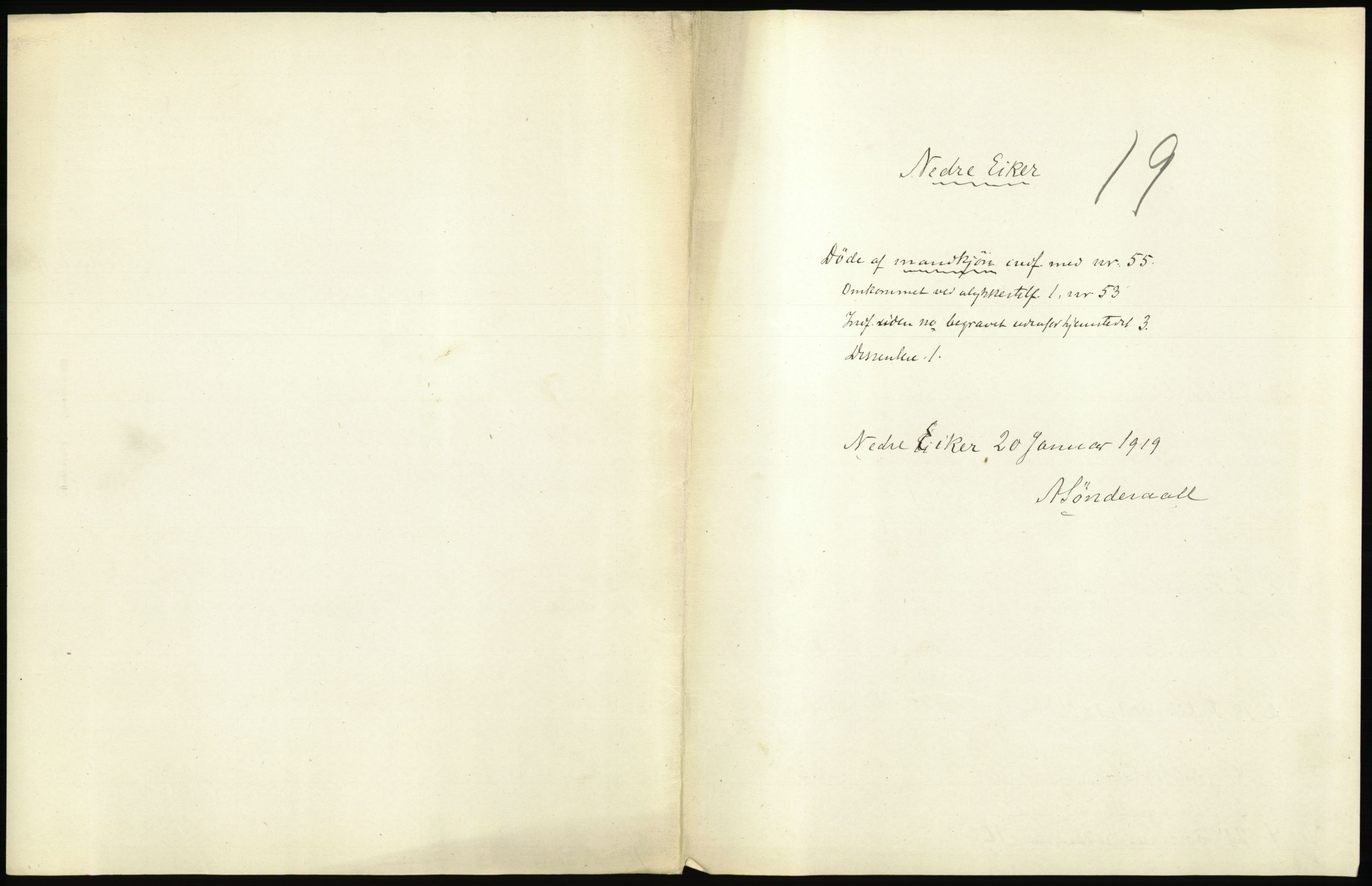 Statistisk sentralbyrå, Sosiodemografiske emner, Befolkning, RA/S-2228/D/Df/Dfb/Dfbh/L0020: Buskerud fylke: Døde. Bygder og byer., 1918, s. 107