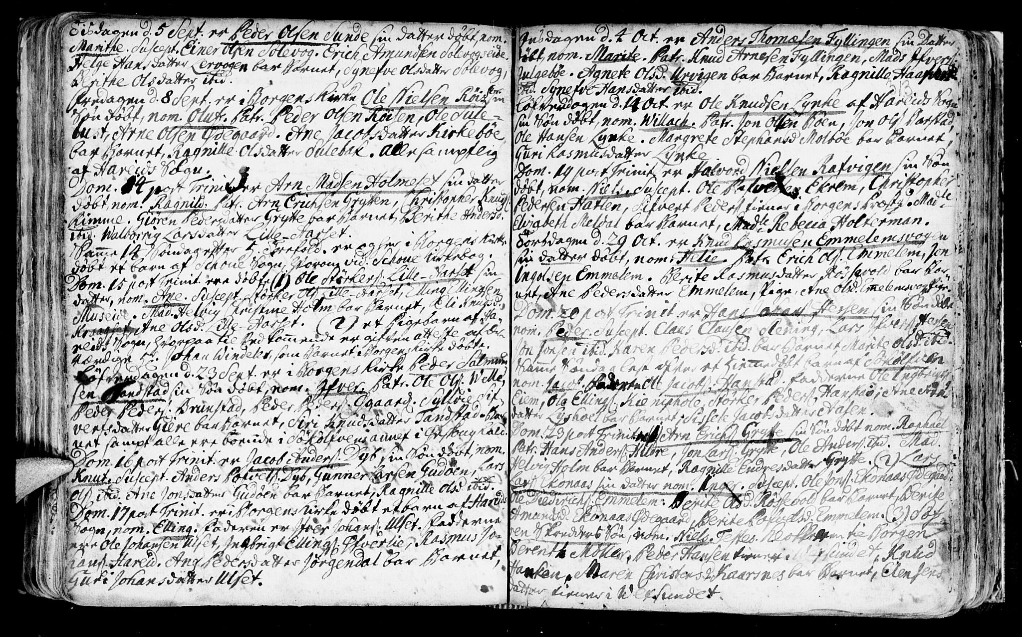 Ministerialprotokoller, klokkerbøker og fødselsregistre - Møre og Romsdal, AV/SAT-A-1454/528/L0390: Ministerialbok nr. 528A01, 1698-1739, s. 312-313