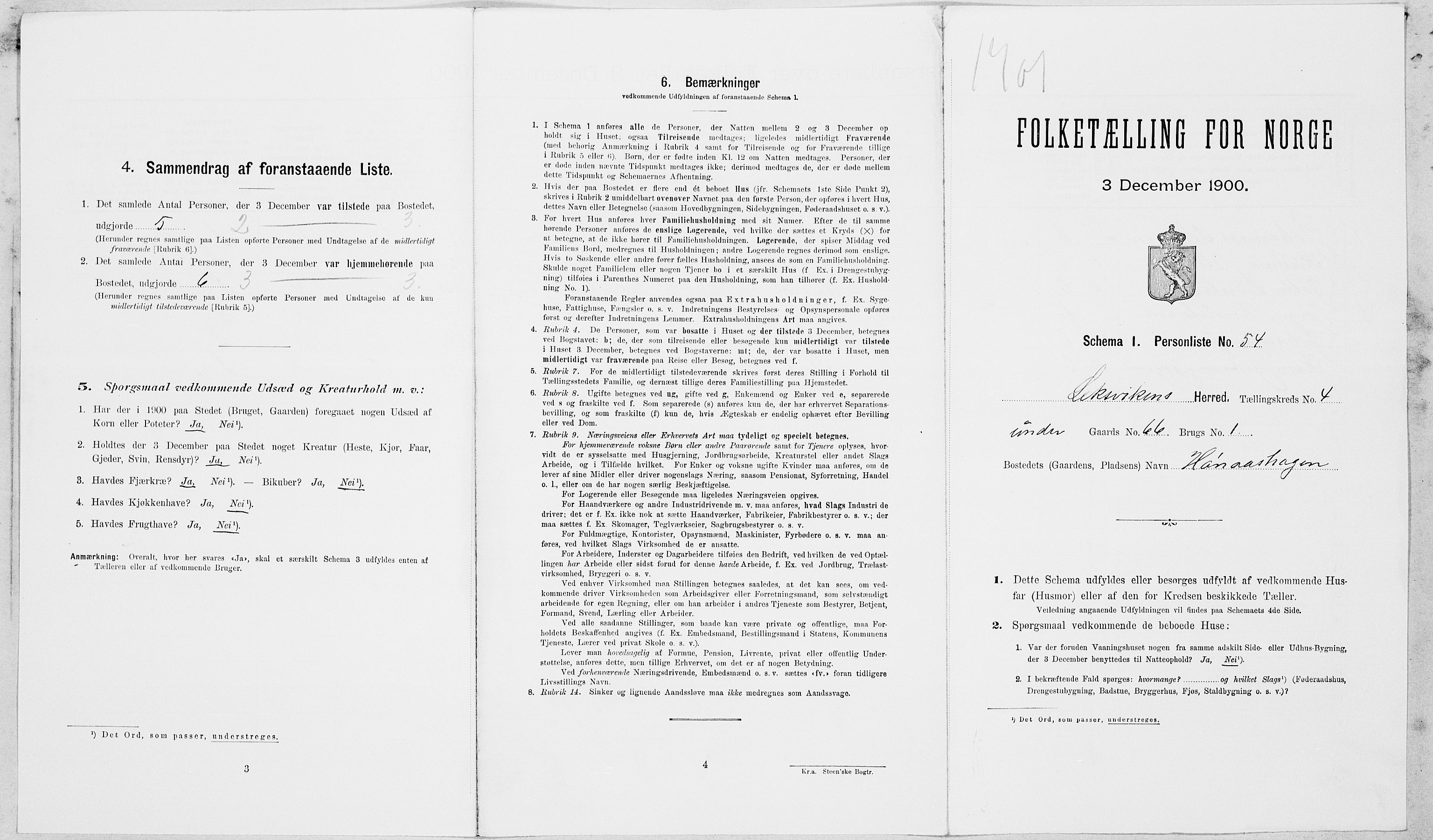 SAT, Folketelling 1900 for 1718 Leksvik herred, 1900, s. 570