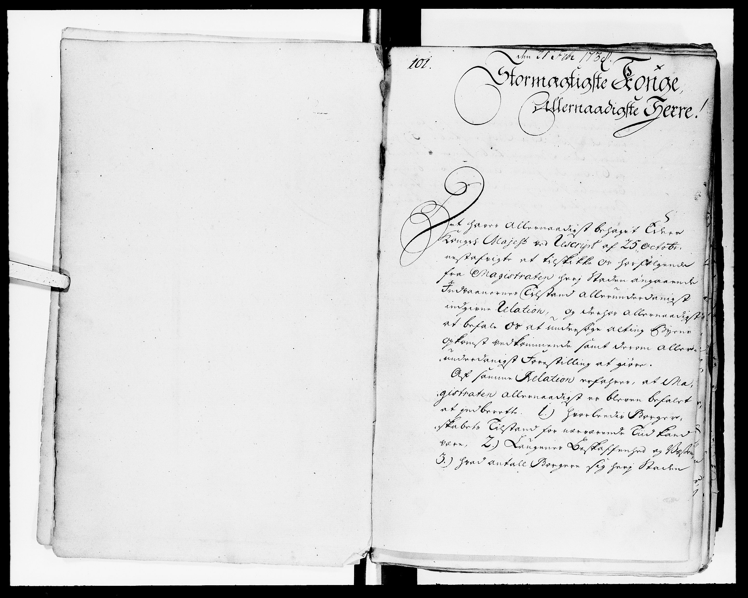 Kommercekollegiet, Dansk-Norske Sekretariat (1736-1771) / Kommercedeputationen (1771-1773), DRA/A-0002/-/002: Forestillinger, 1738-1740