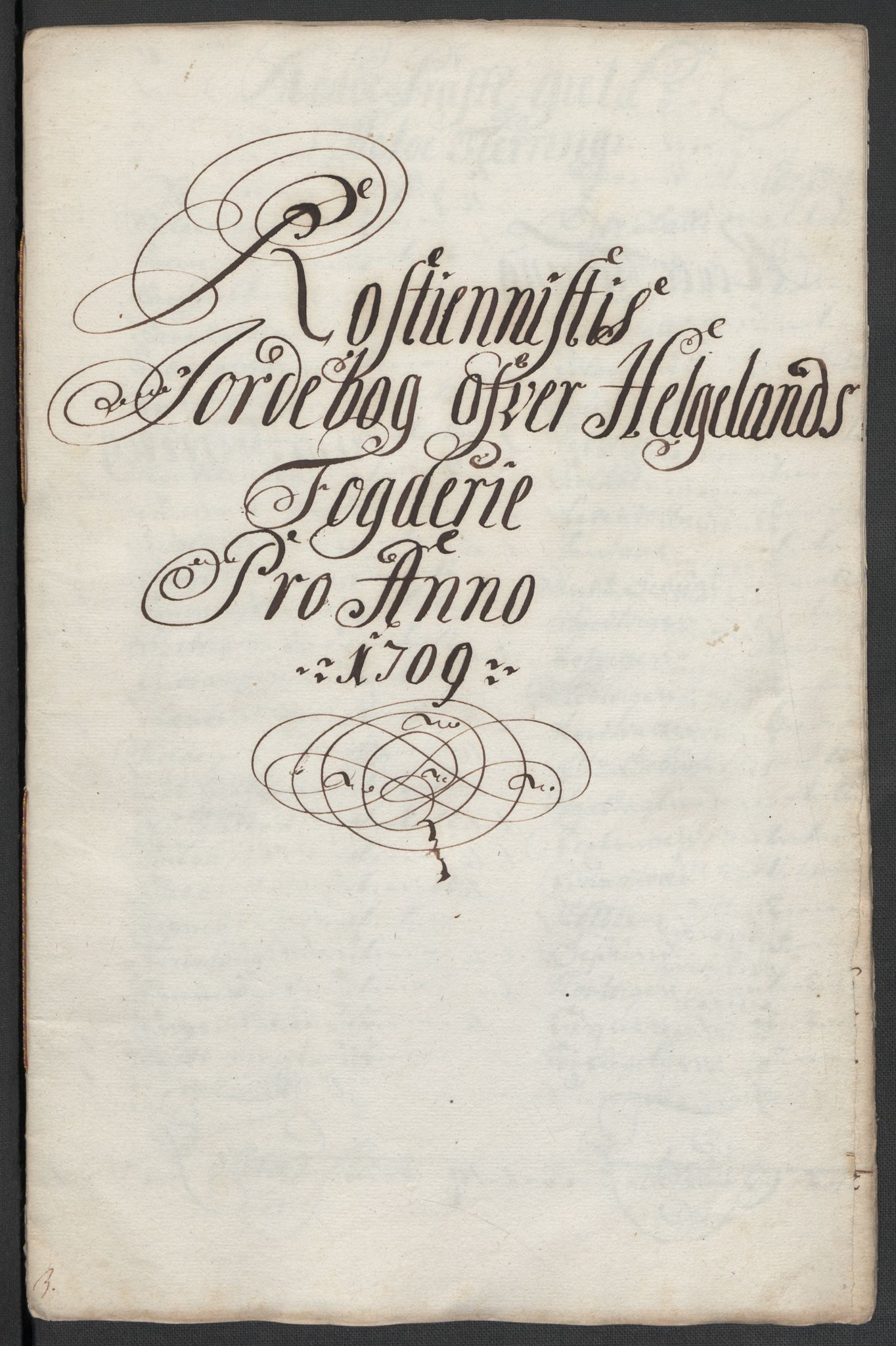 Rentekammeret inntil 1814, Reviderte regnskaper, Fogderegnskap, AV/RA-EA-4092/R65/L4510: Fogderegnskap Helgeland, 1708-1709, s. 235