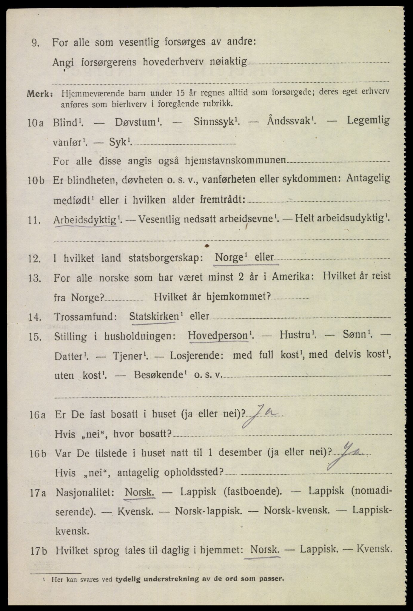 SAT, Folketelling 1920 for 1866 Hadsel herred, 1920, s. 4991