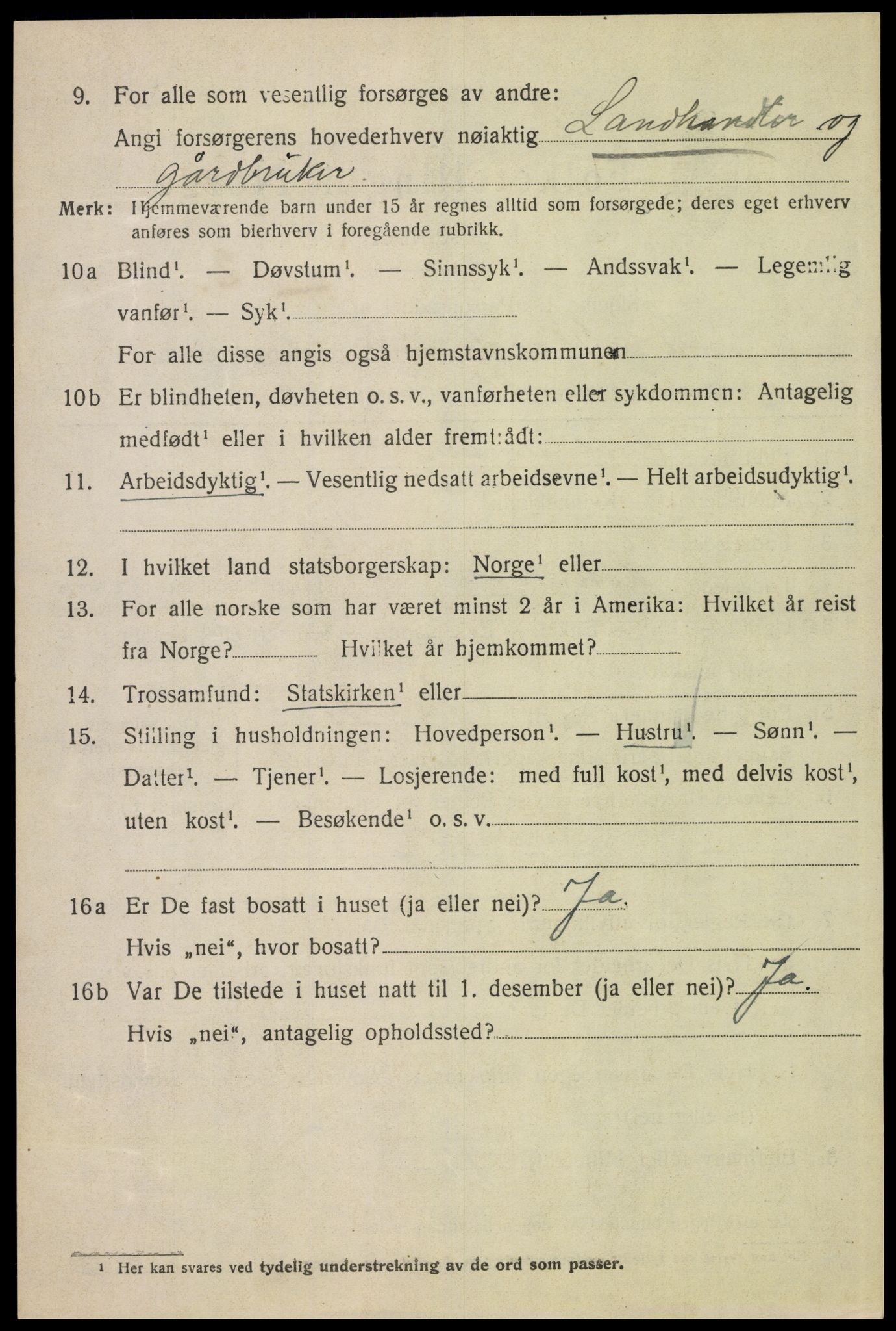 SAH, Folketelling 1920 for 0430 Stor-Elvdal herred, 1920, s. 3403