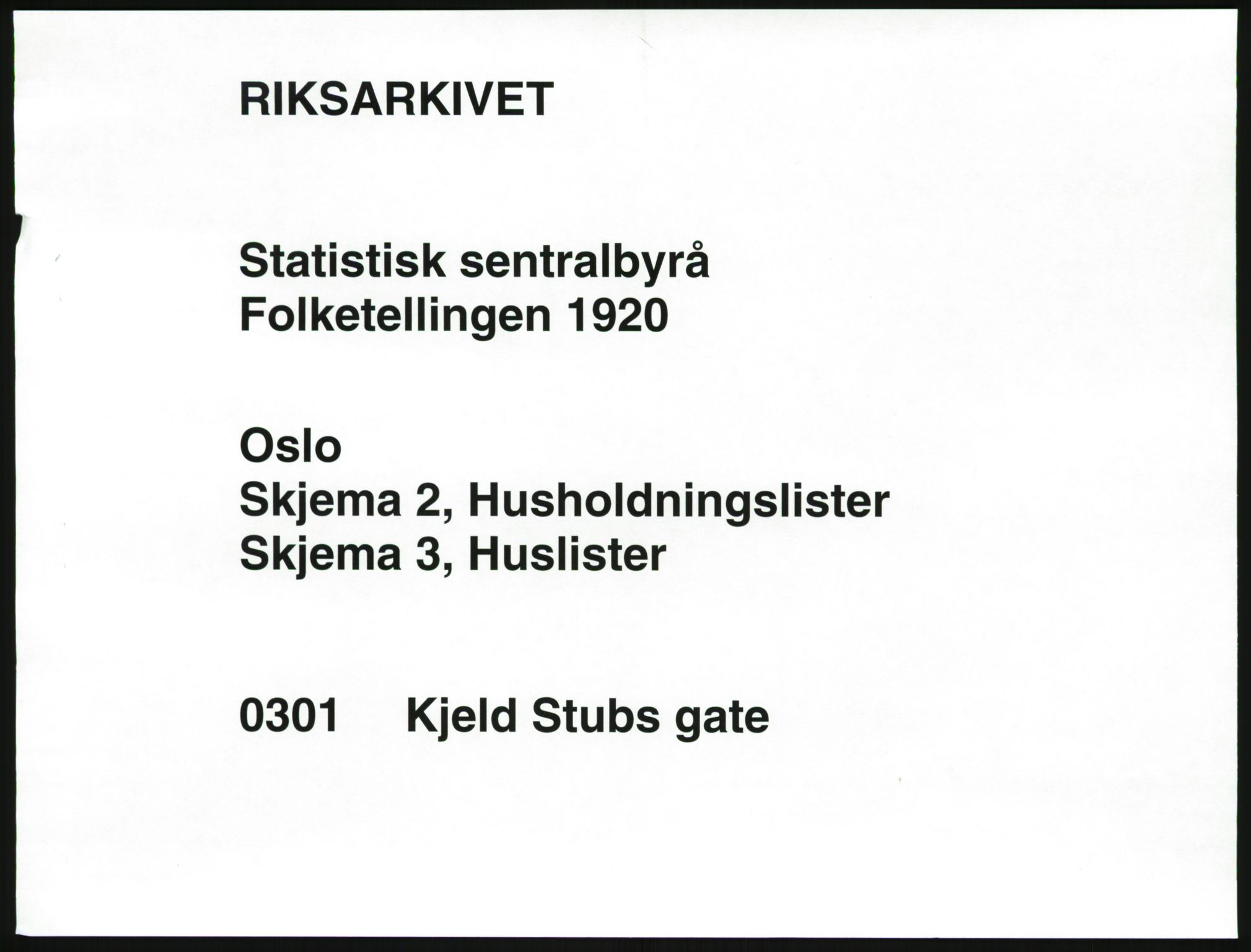 SAO, Folketelling 1920 for 0301 Kristiania kjøpstad, 1920, s. 52340