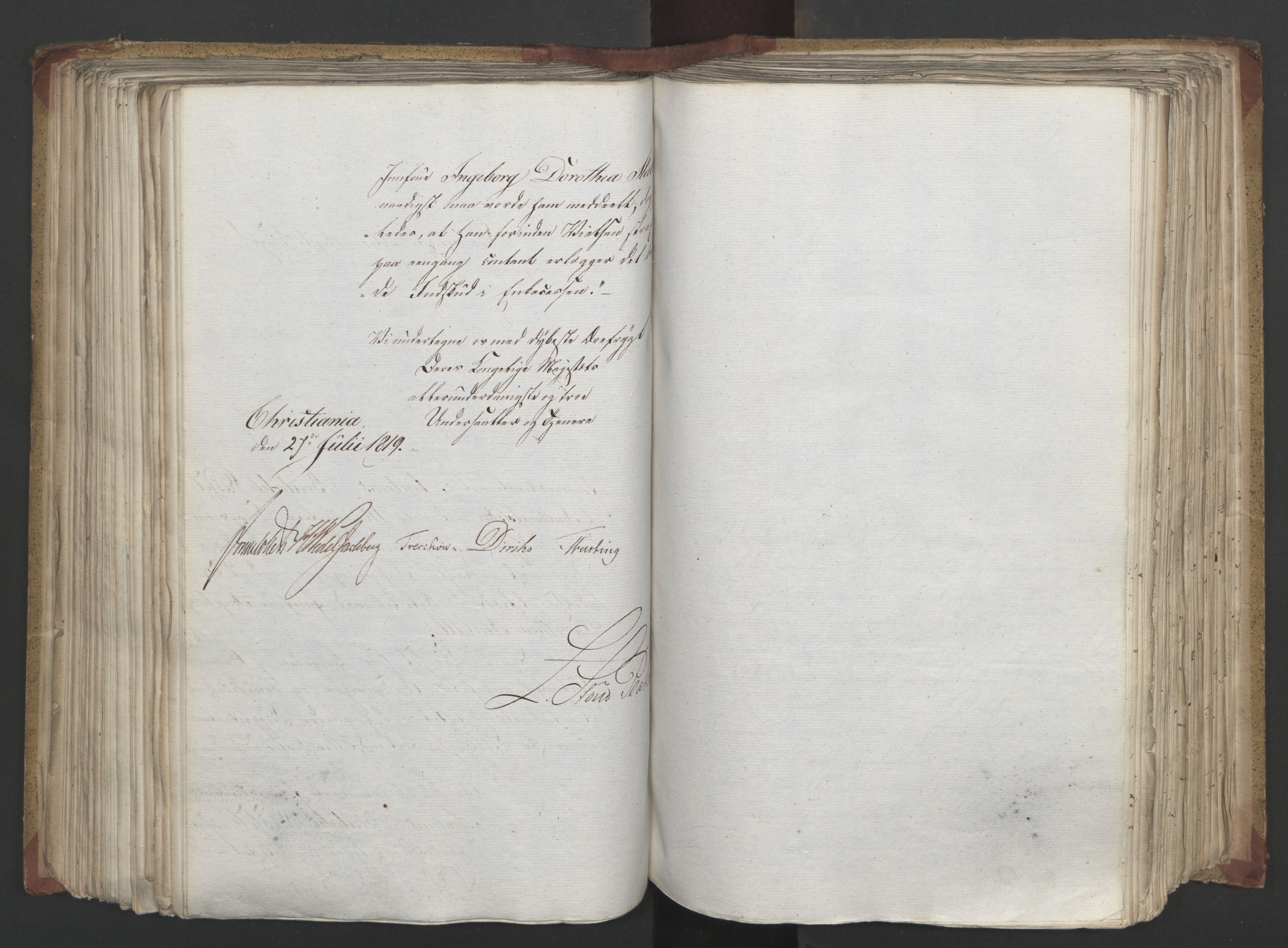 Statsrådsavdelingen i Stockholm, AV/RA-S-1003/D/Da/L0019: Regjeringsinnstillinger nr. 3856-4052, 1819, s. 232
