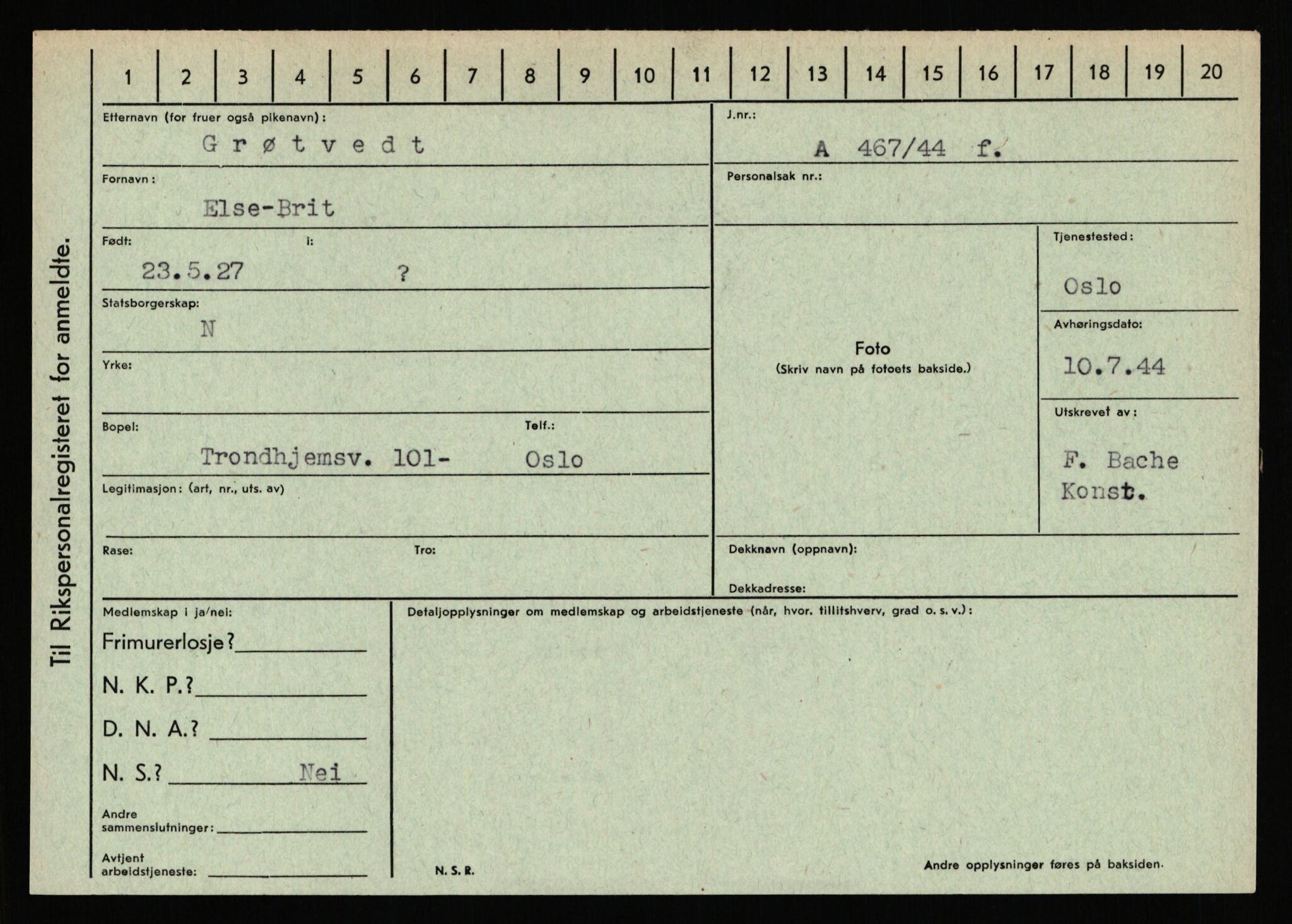 Statspolitiet - Hovedkontoret / Osloavdelingen, AV/RA-S-1329/C/Ca/L0005: Furali - Hamula, 1943-1945, s. 2438