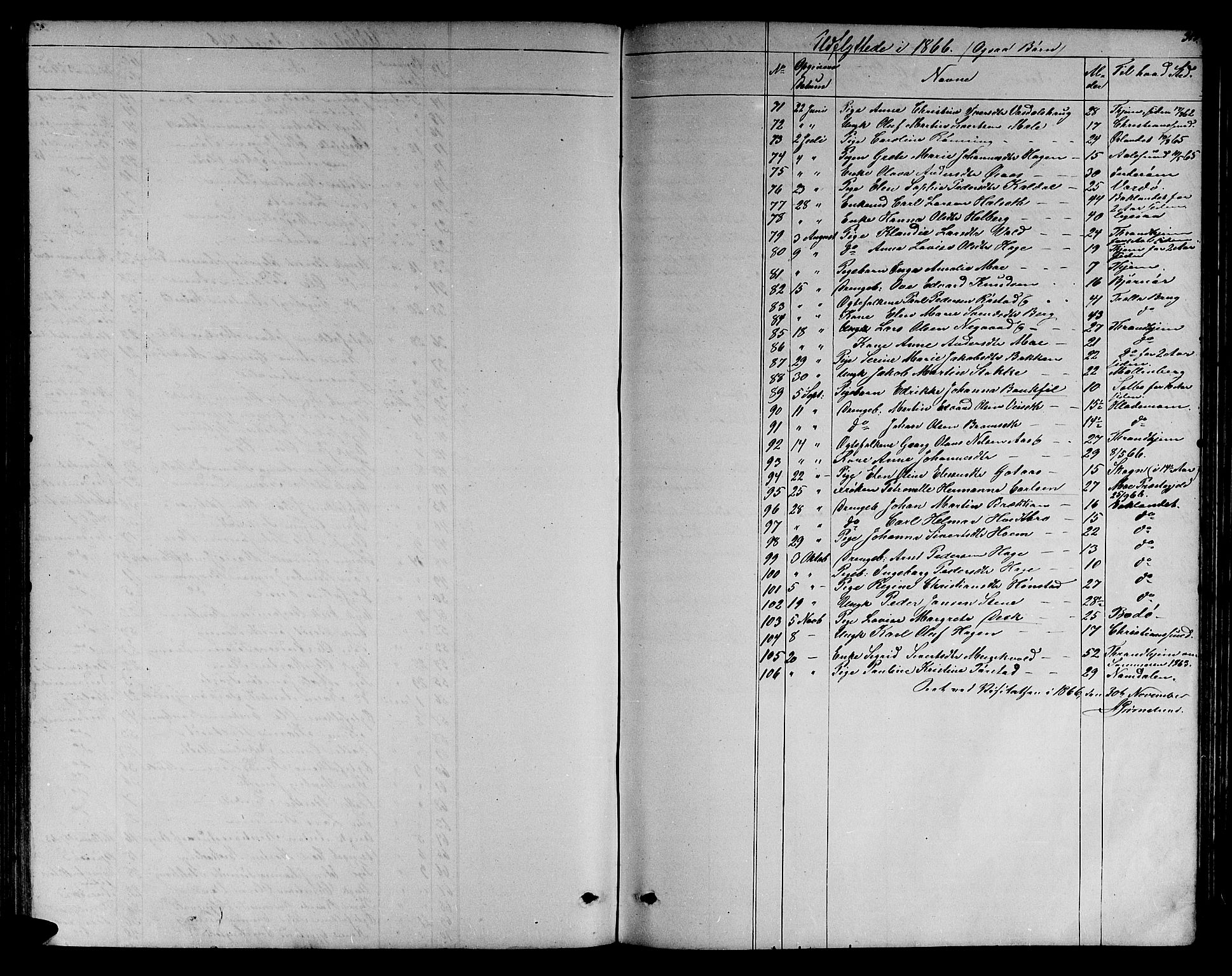 Ministerialprotokoller, klokkerbøker og fødselsregistre - Sør-Trøndelag, SAT/A-1456/606/L0311: Klokkerbok nr. 606C07, 1860-1877, s. 313