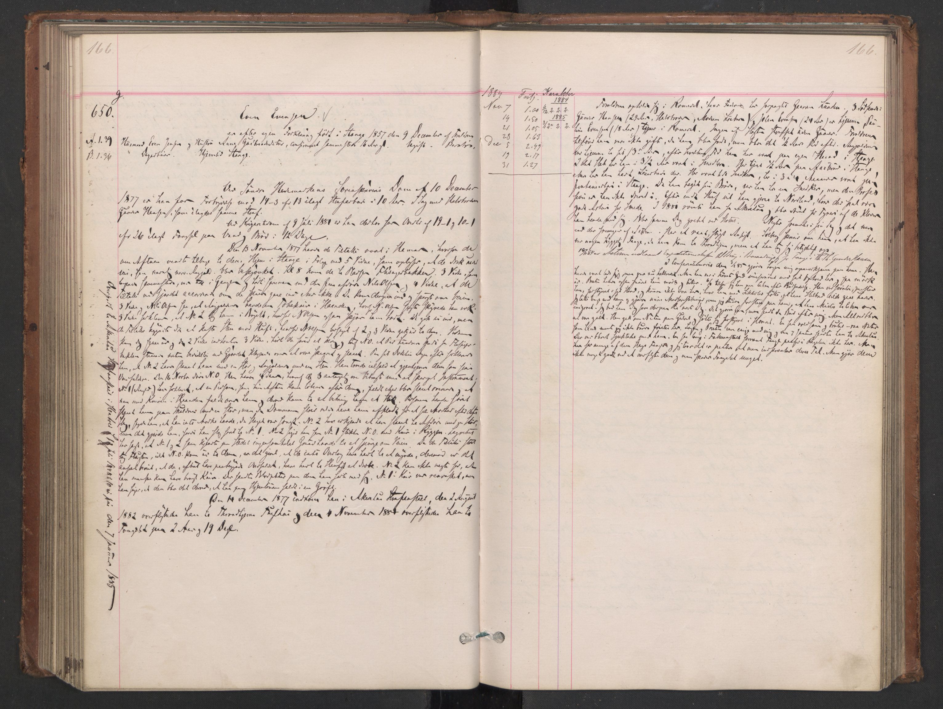 Botsfengslet, AV/RA-S-1539/D/Db/Dbb/L0022: 485g - 773g, 1884-1885, s. 166