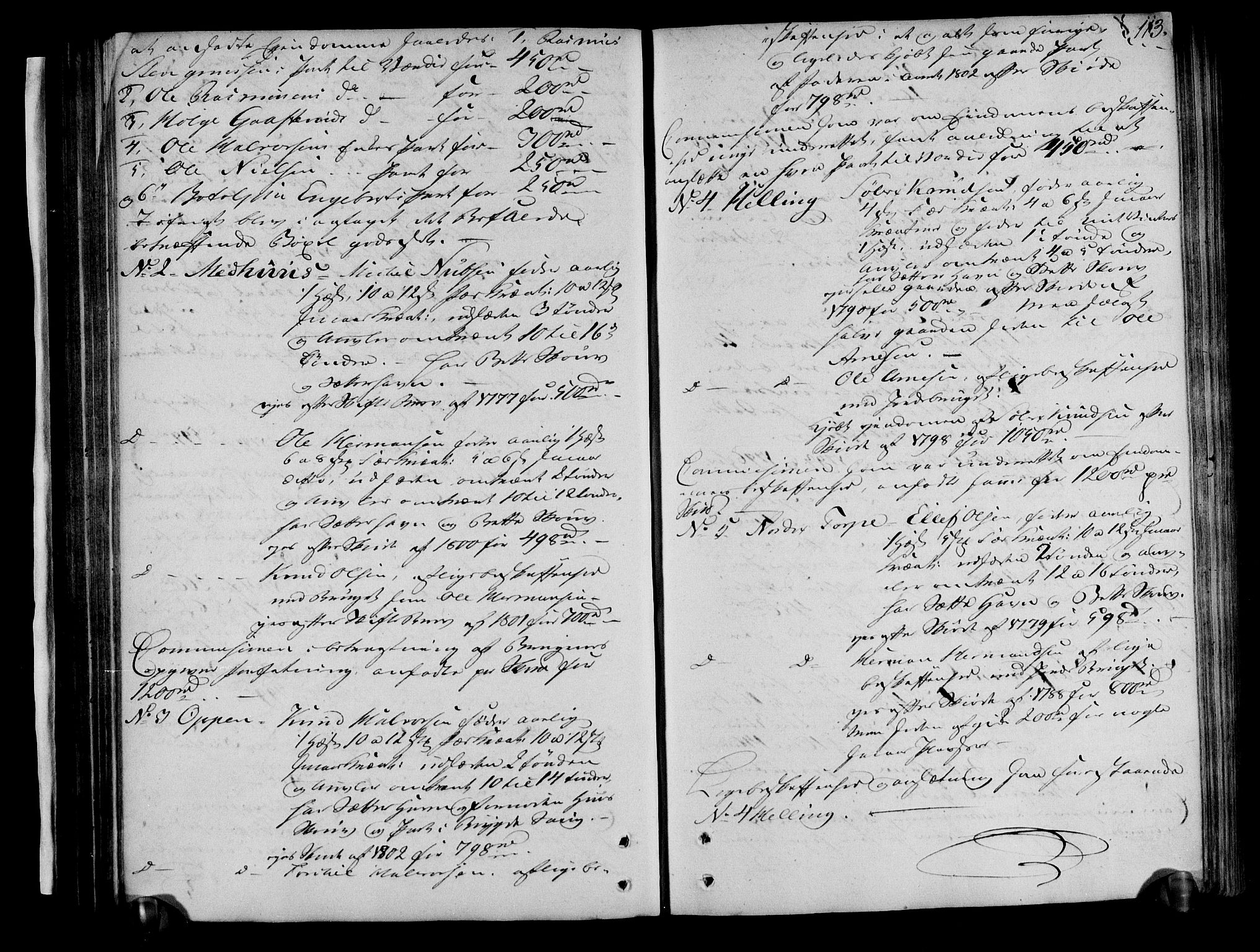 Rentekammeret inntil 1814, Realistisk ordnet avdeling, RA/EA-4070/N/Ne/Nea/L0044: Ringerike og Hallingdal fogderi. Deliberasjonsprotokoll, 1803, s. 115