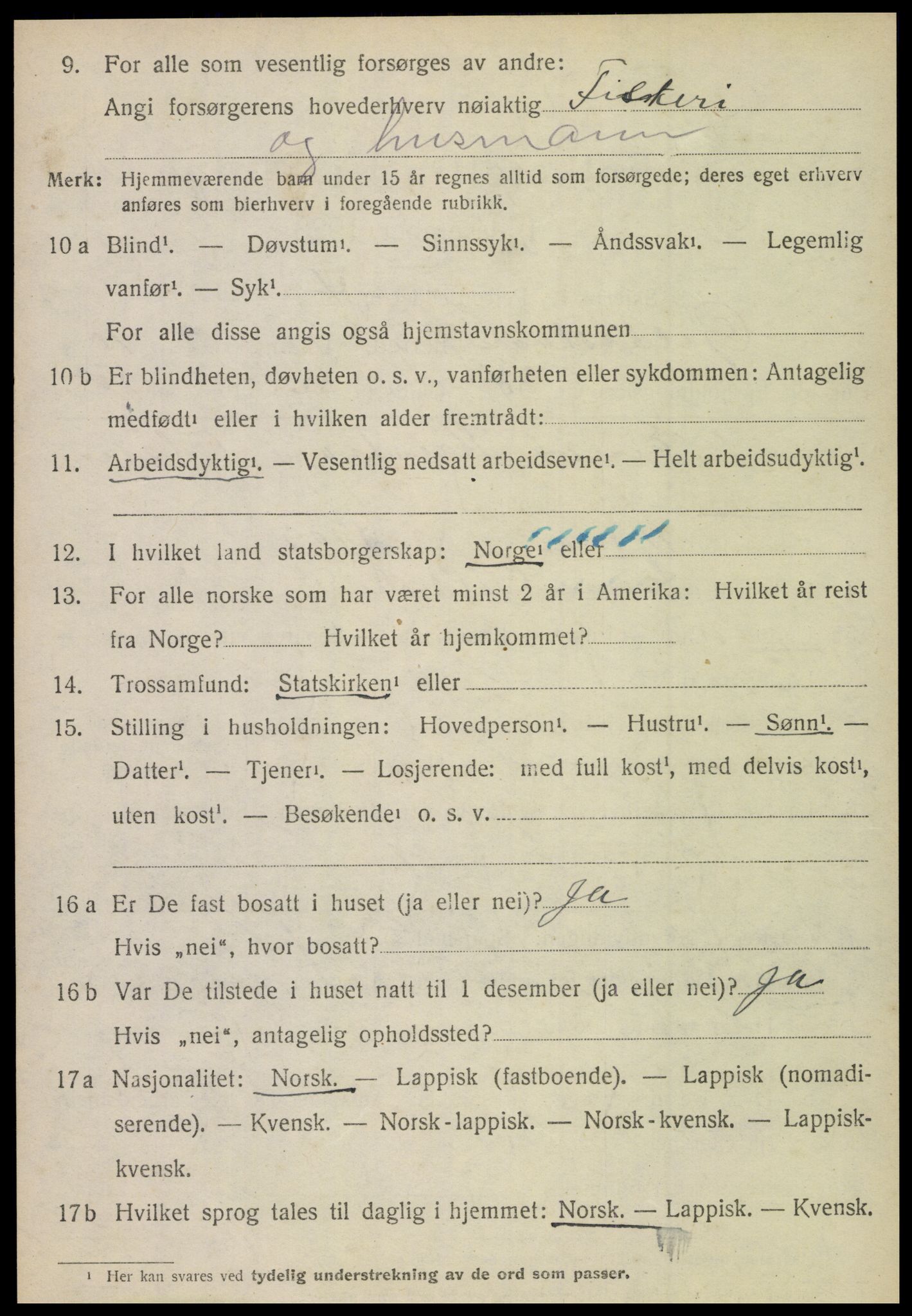 SAT, Folketelling 1920 for 1838 Gildeskål herred, 1920, s. 6389