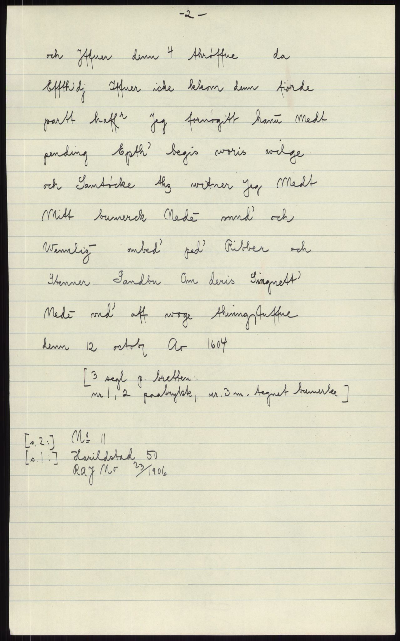 Samlinger til kildeutgivelse, Diplomavskriftsamlingen, AV/RA-EA-4053/H/Ha, s. 2719