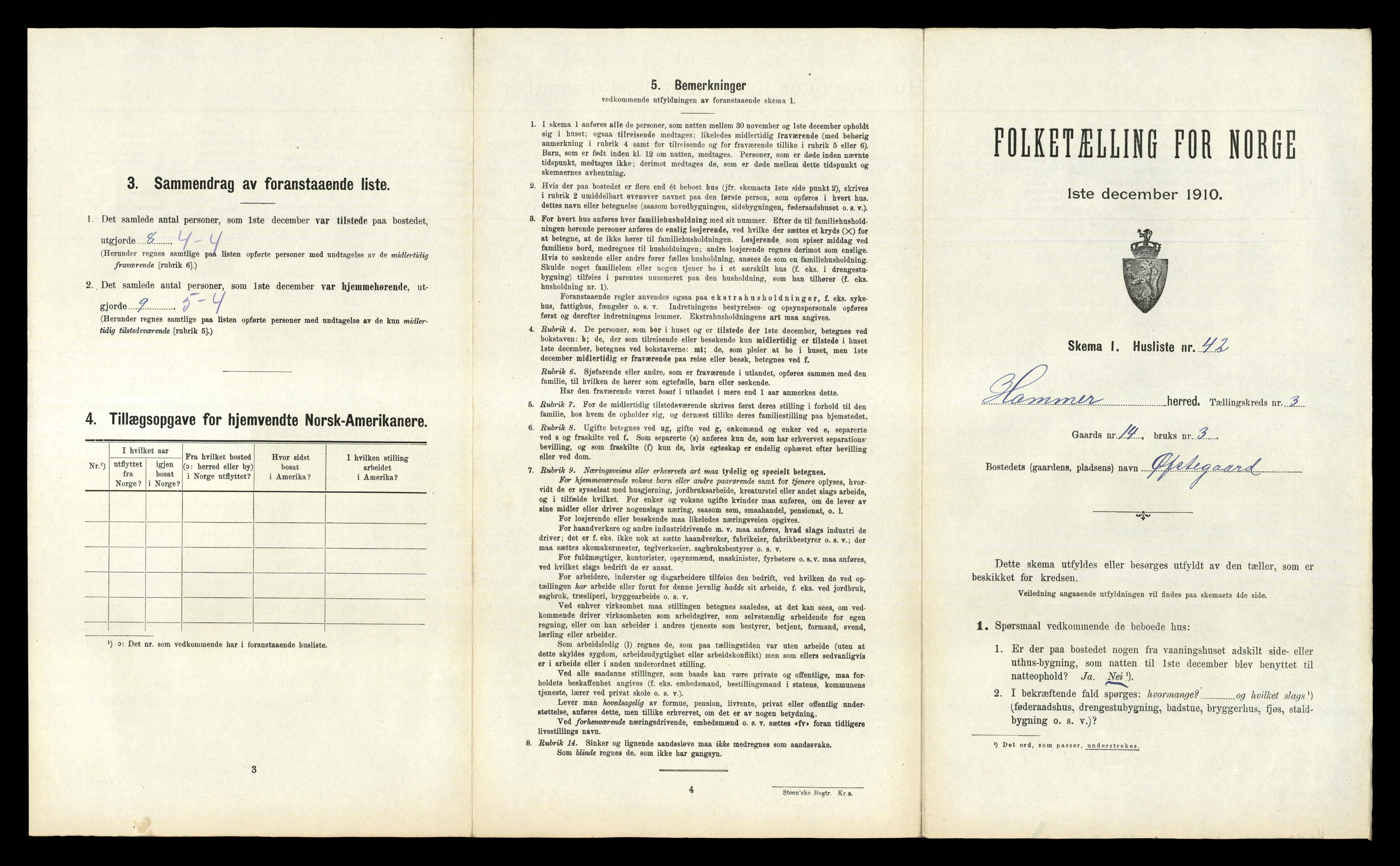 RA, Folketelling 1910 for 1254 Hamre herred, 1910, s. 230