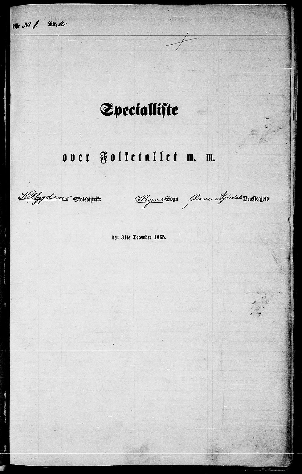 RA, Folketelling 1865 for 1711P Øvre Stjørdal prestegjeld, 1865, s. 10