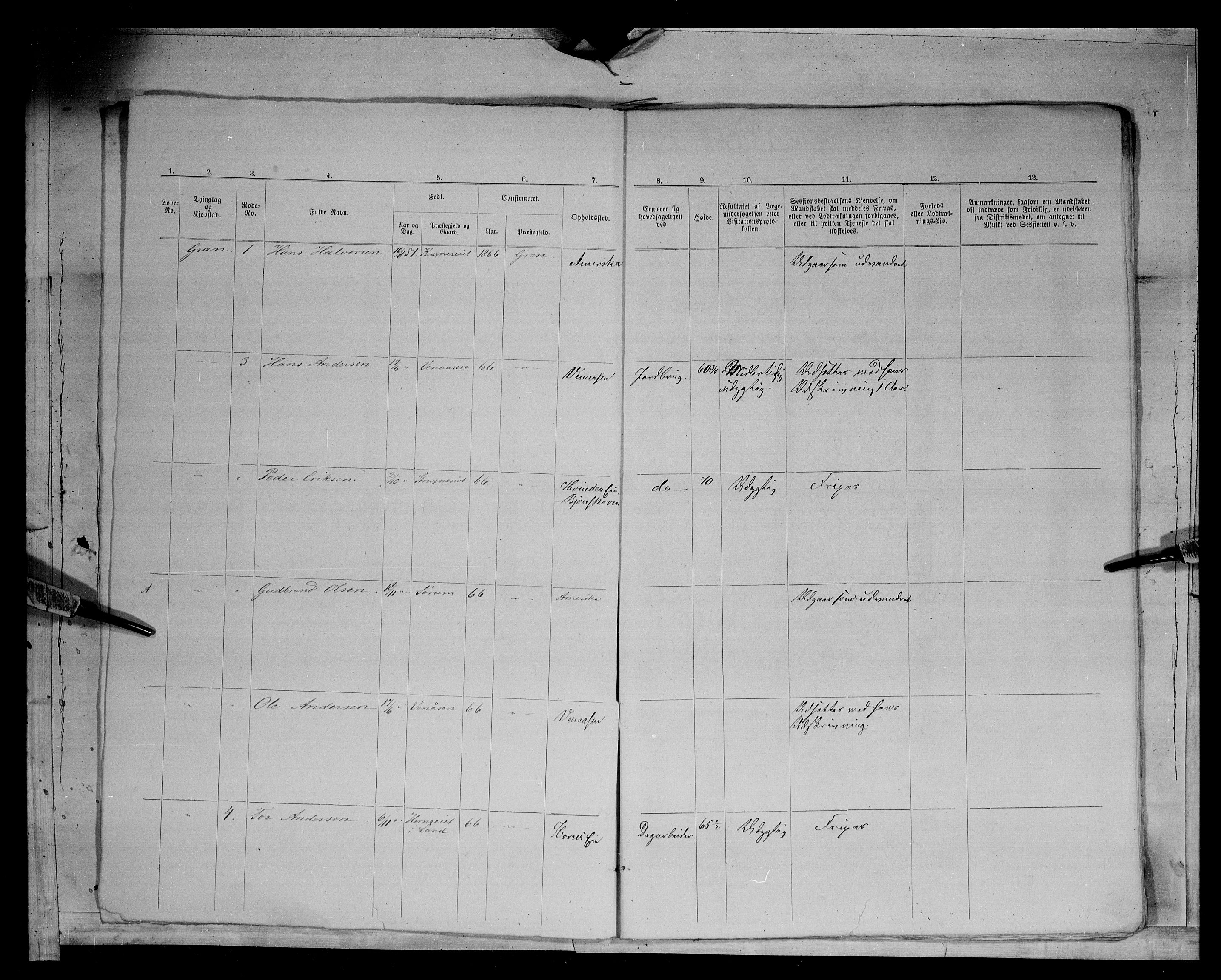 Fylkesmannen i Oppland, AV/SAH-FYO-002/1/K/Kg/L1166: Gran og Jevnaker, 1860-1879, s. 8760