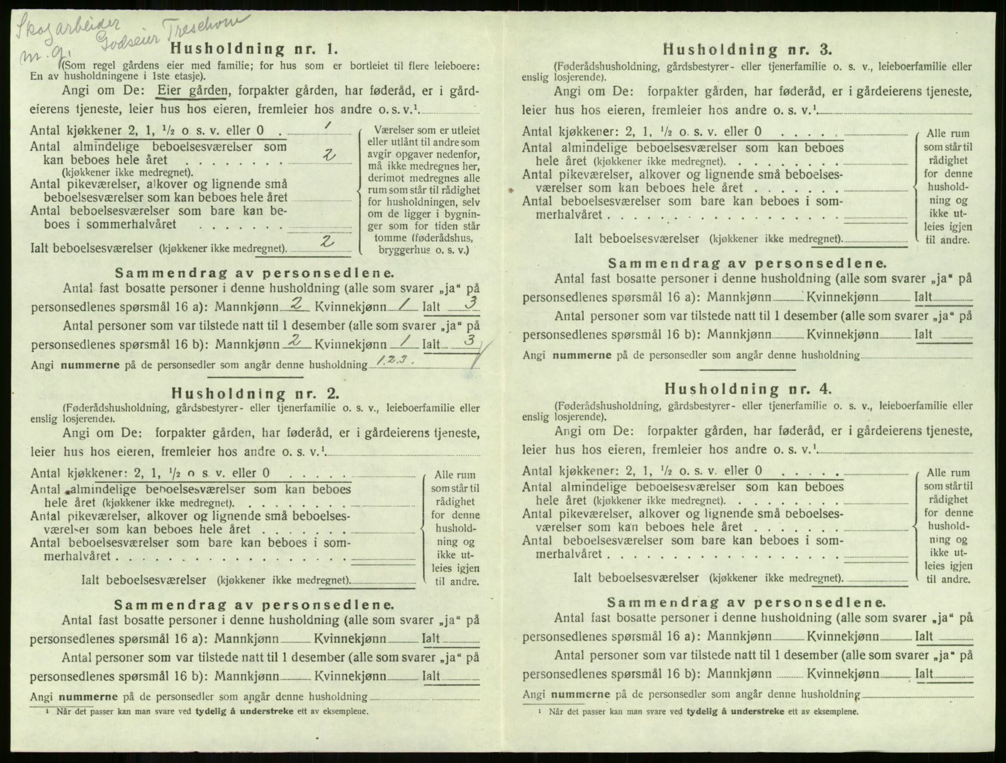 SAKO, Folketelling 1920 for 0719 Andebu herred, 1920, s. 842