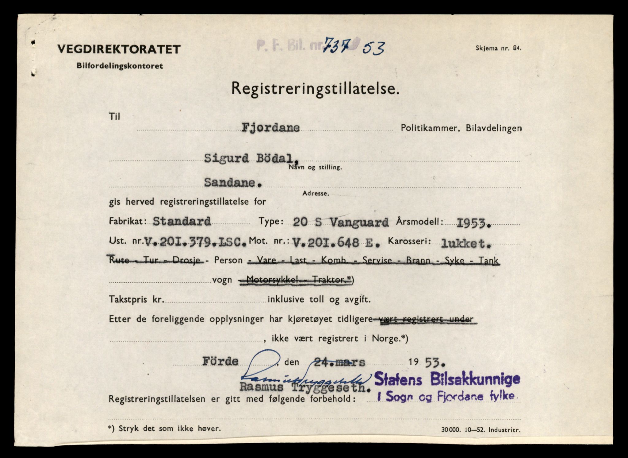 Møre og Romsdal vegkontor - Ålesund trafikkstasjon, AV/SAT-A-4099/F/Fe/L0048: Registreringskort for kjøretøy T 14721 - T 14863, 1927-1998, s. 2271